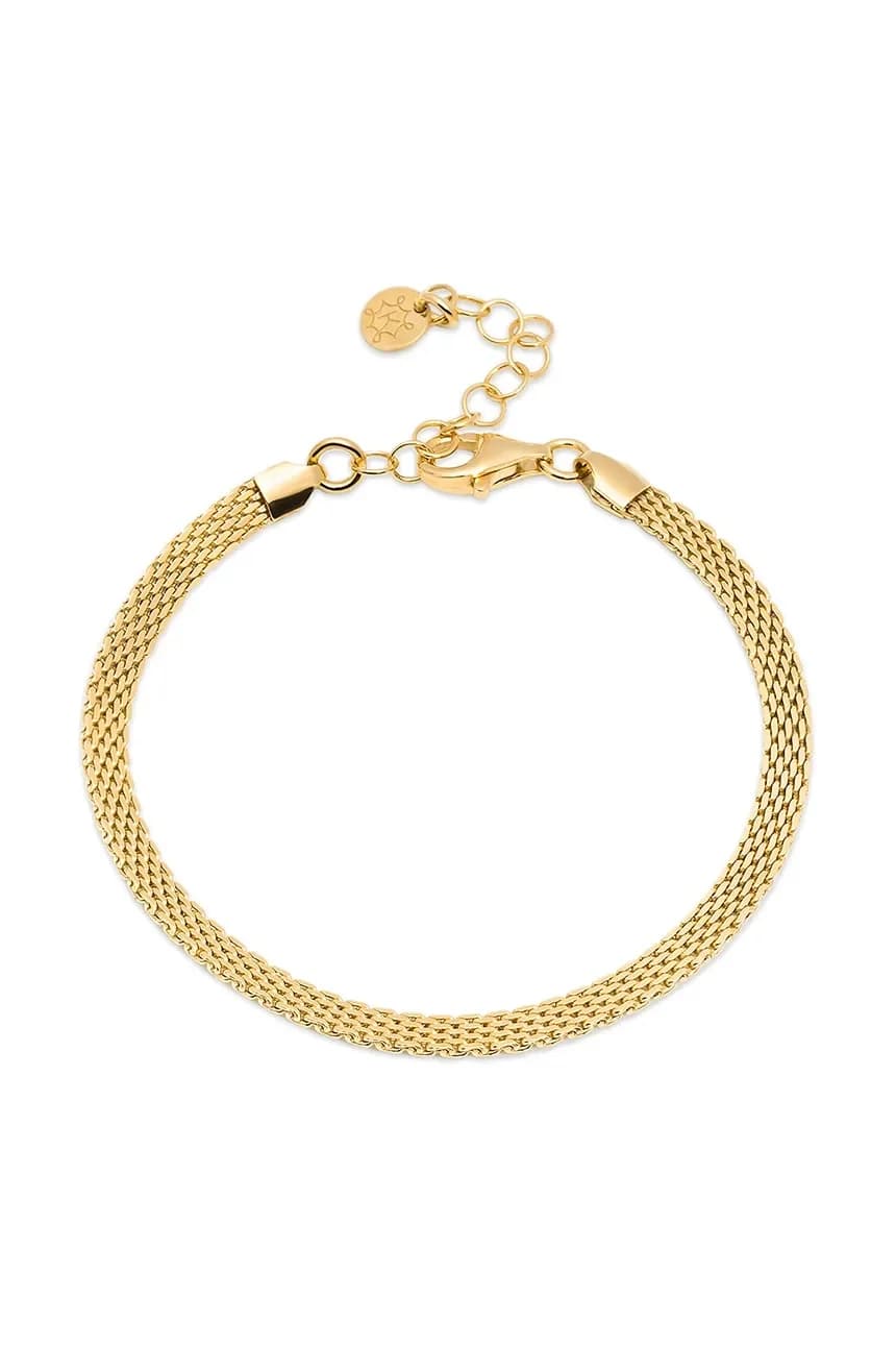 ВИНТАЖНЫЙ позолоченный серебряный браслет