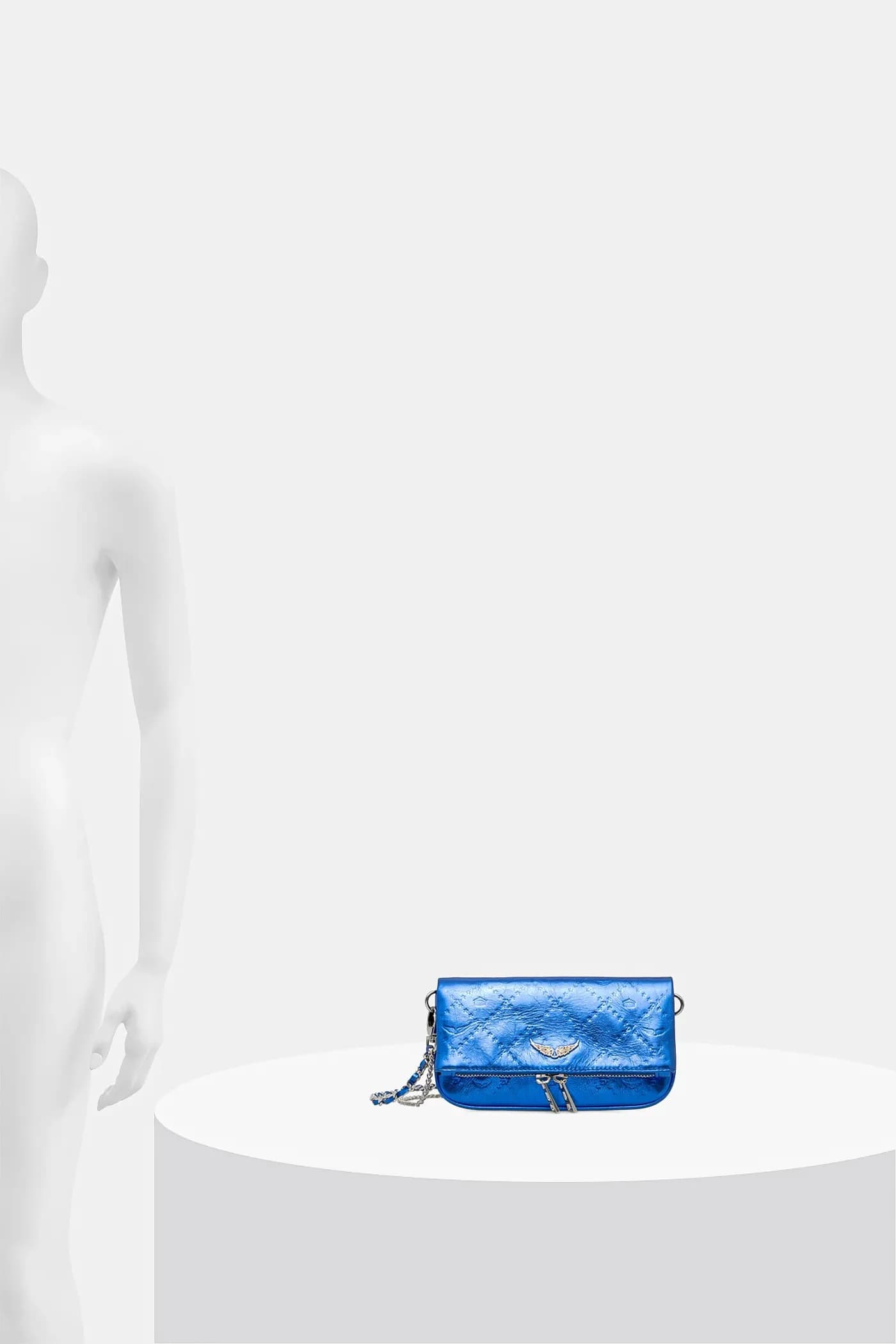 Кожаная сумка ROCK NANO MONOGRAM METAL - фото 6