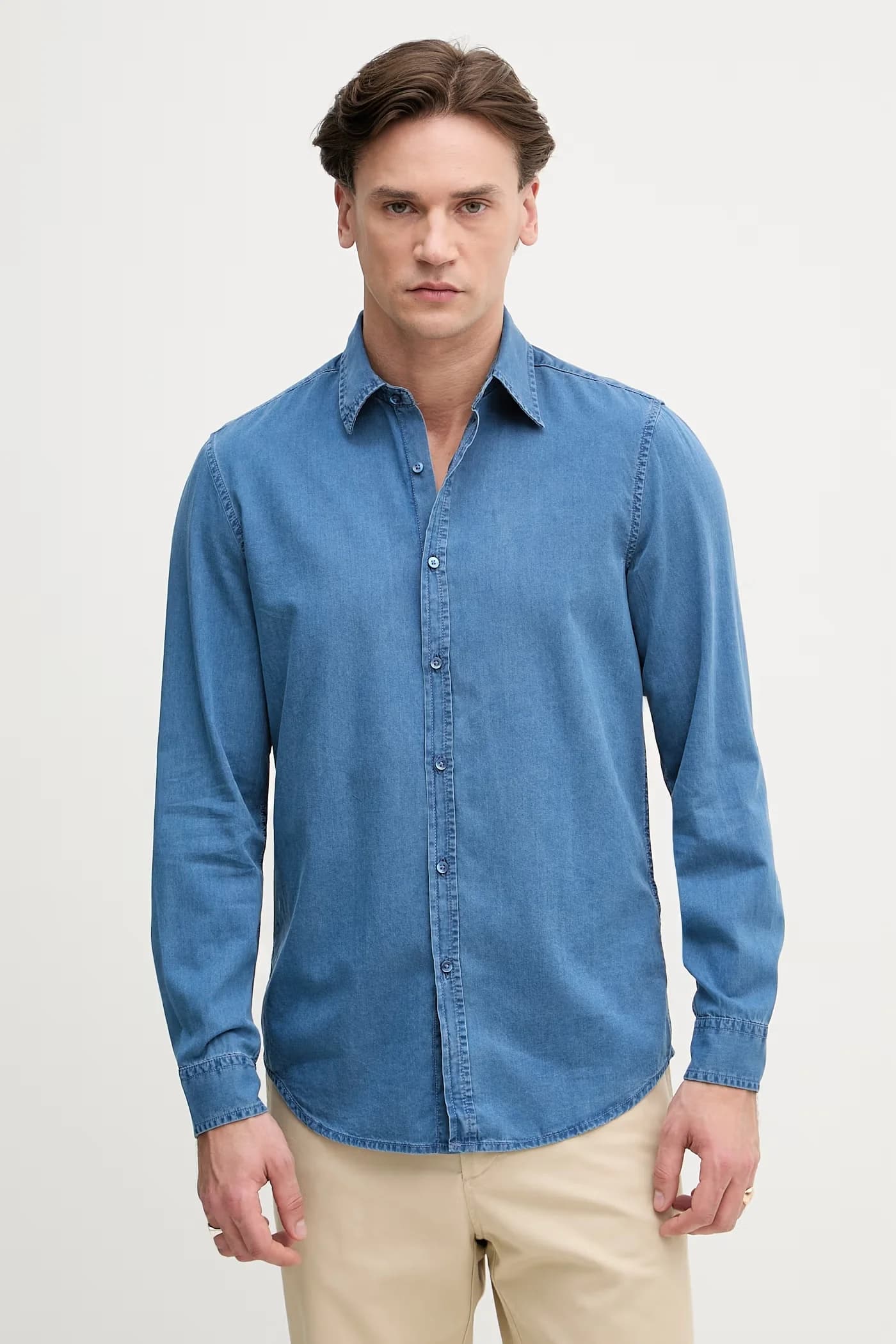 Мужская хлопковая рубашка