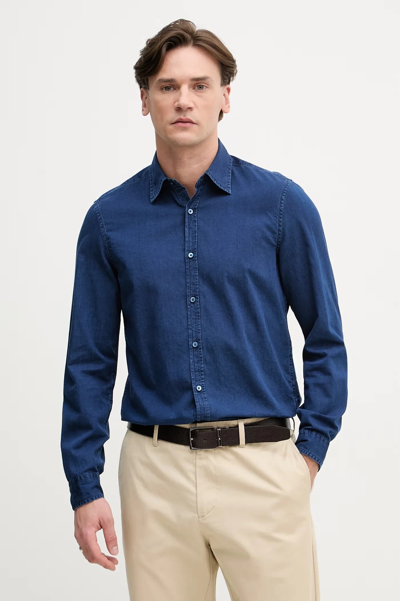 Мужская хлопковая рубашка