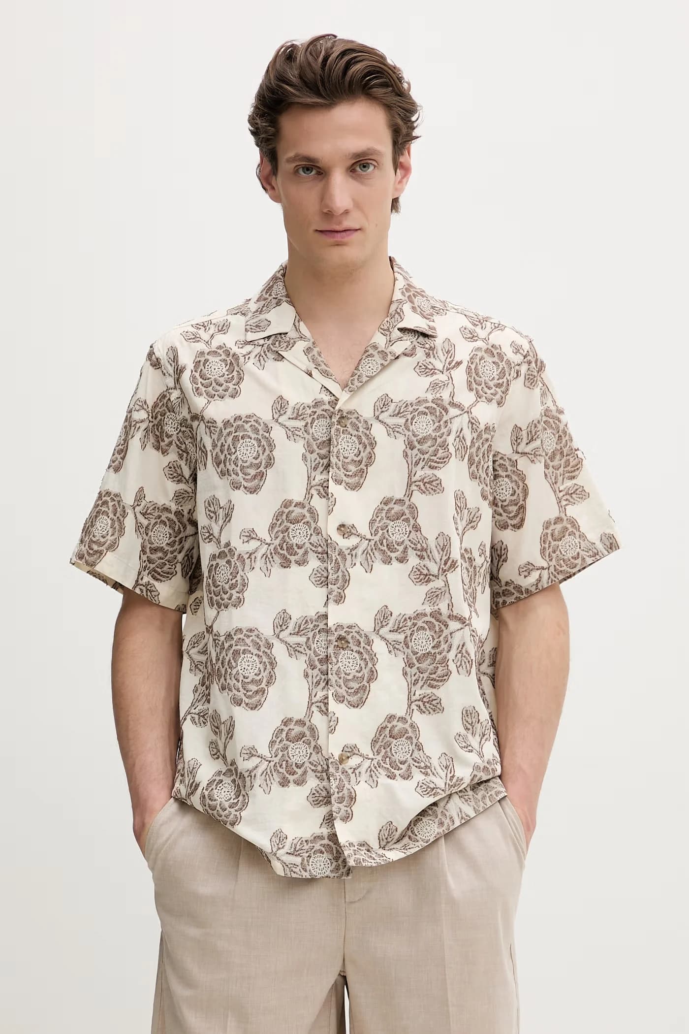 Lesley мужская хлопковая рубашка