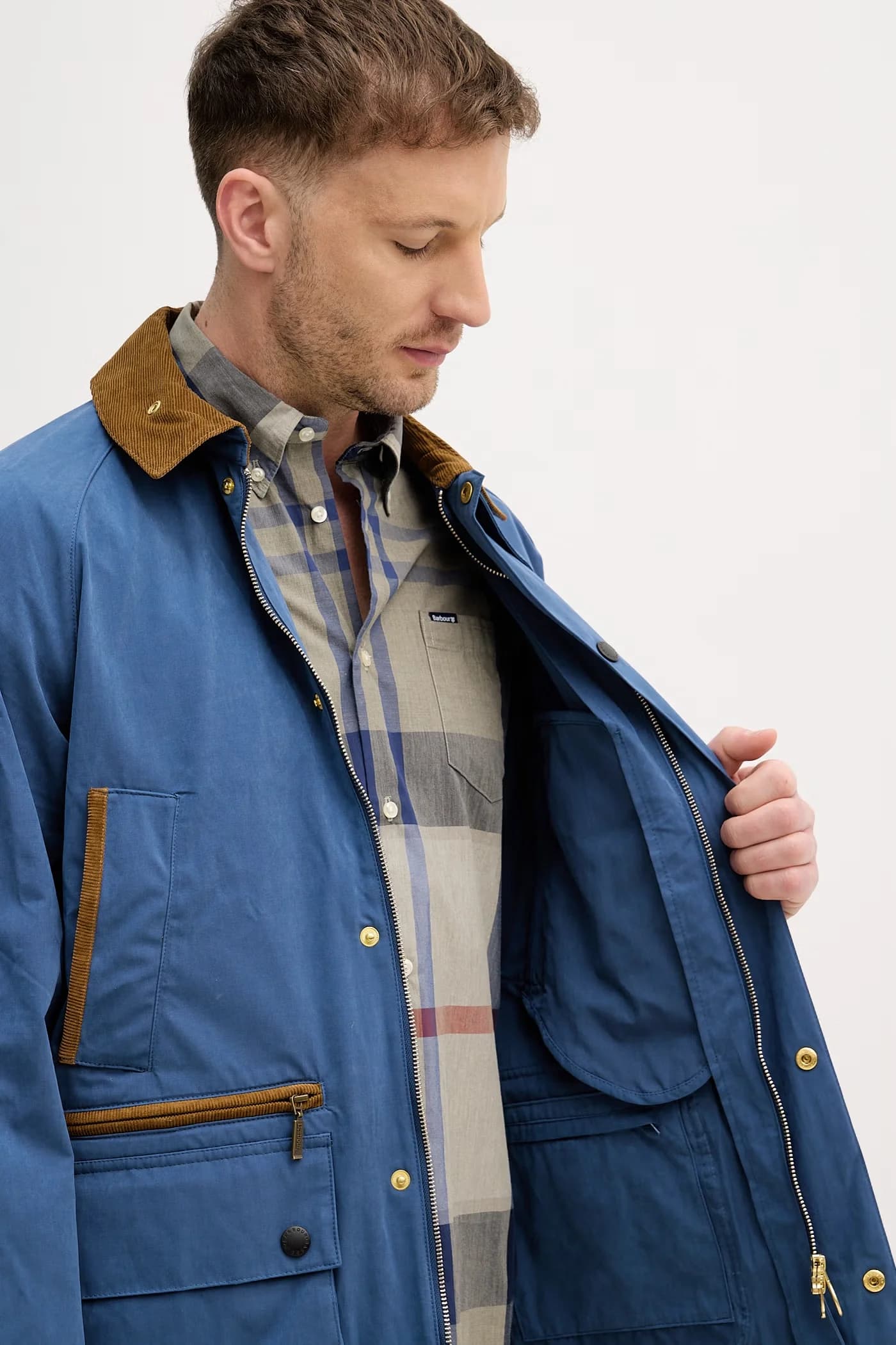 Бедейл хлопковая мужская переходная куртка - фото 7