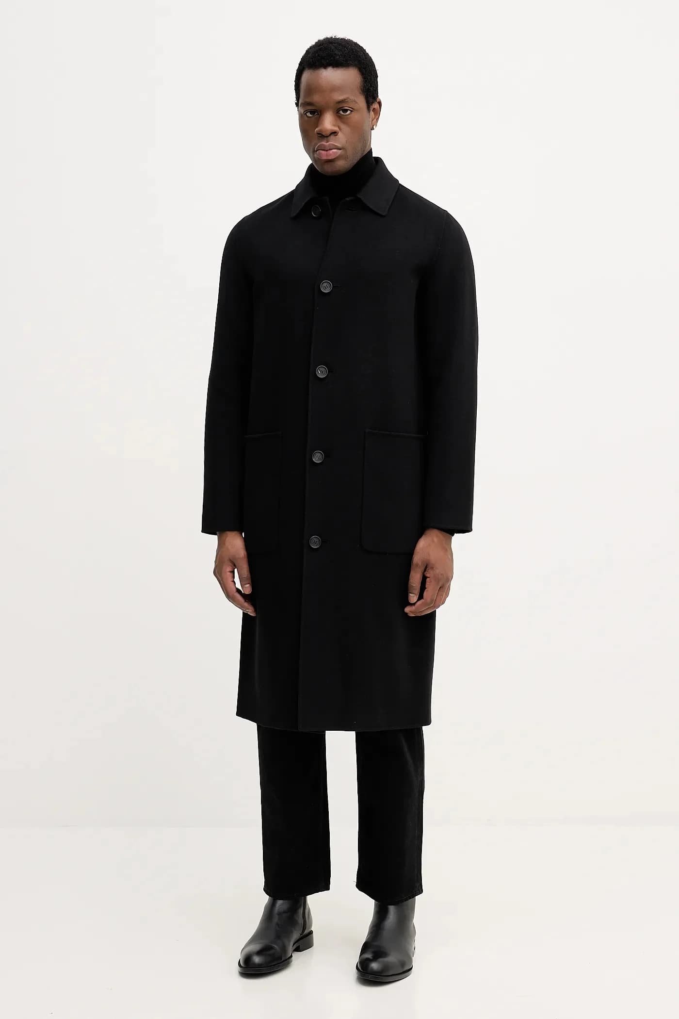 Шерстяное пальто