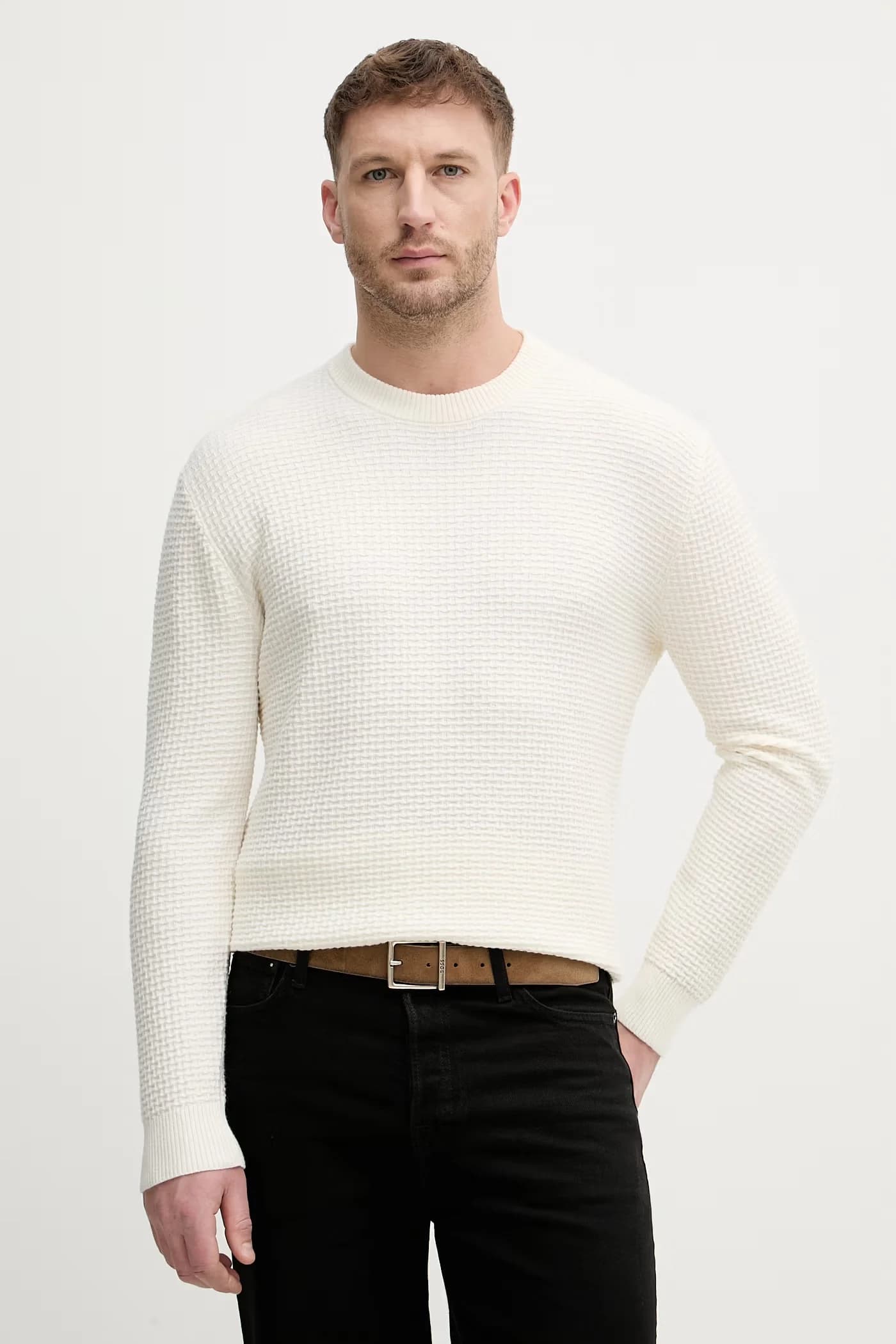 Мужской свитер из шерсти