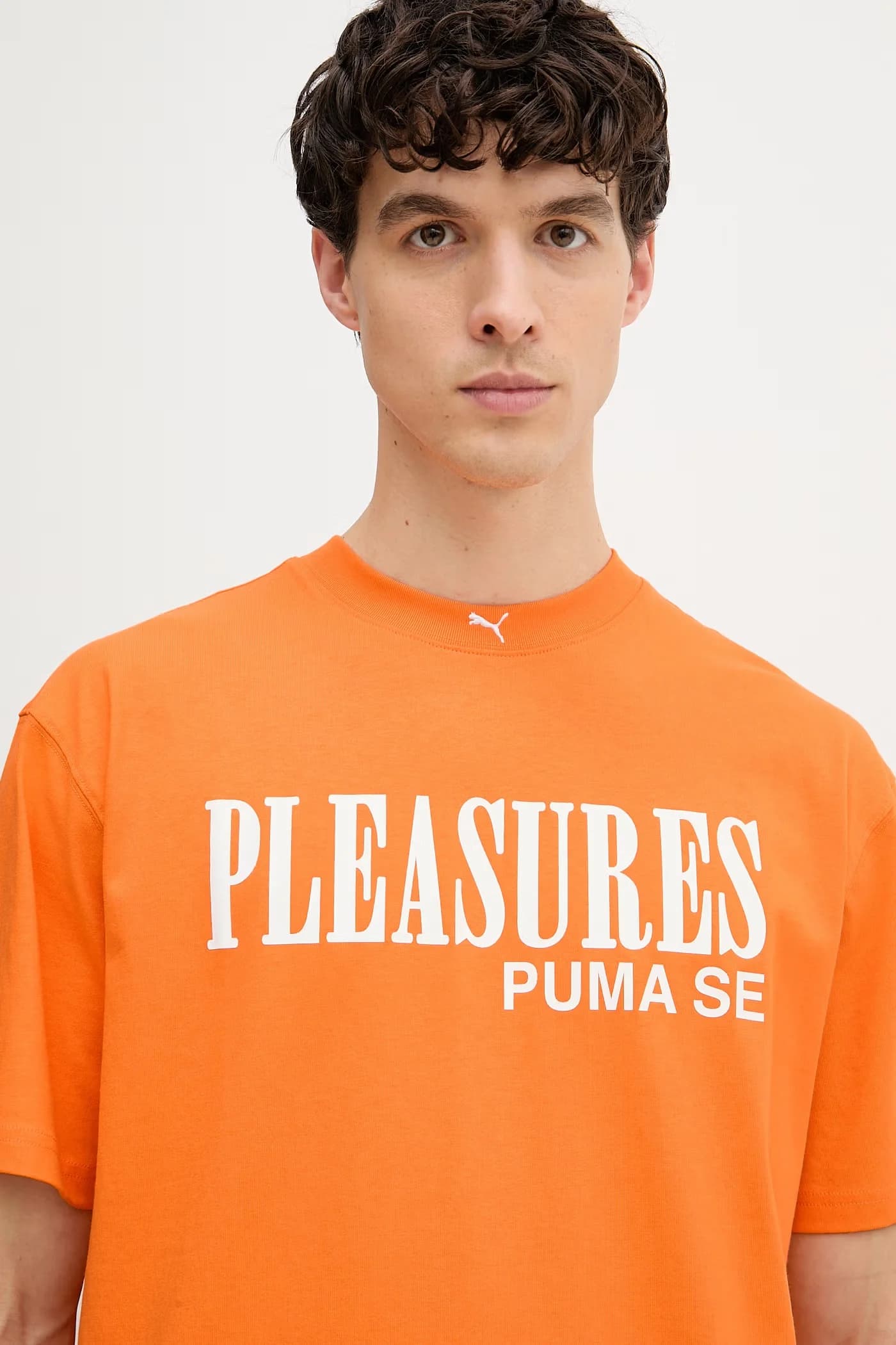 Мужская хлопковая футболка Puma x PLEASURES Typo Tee - фото 4