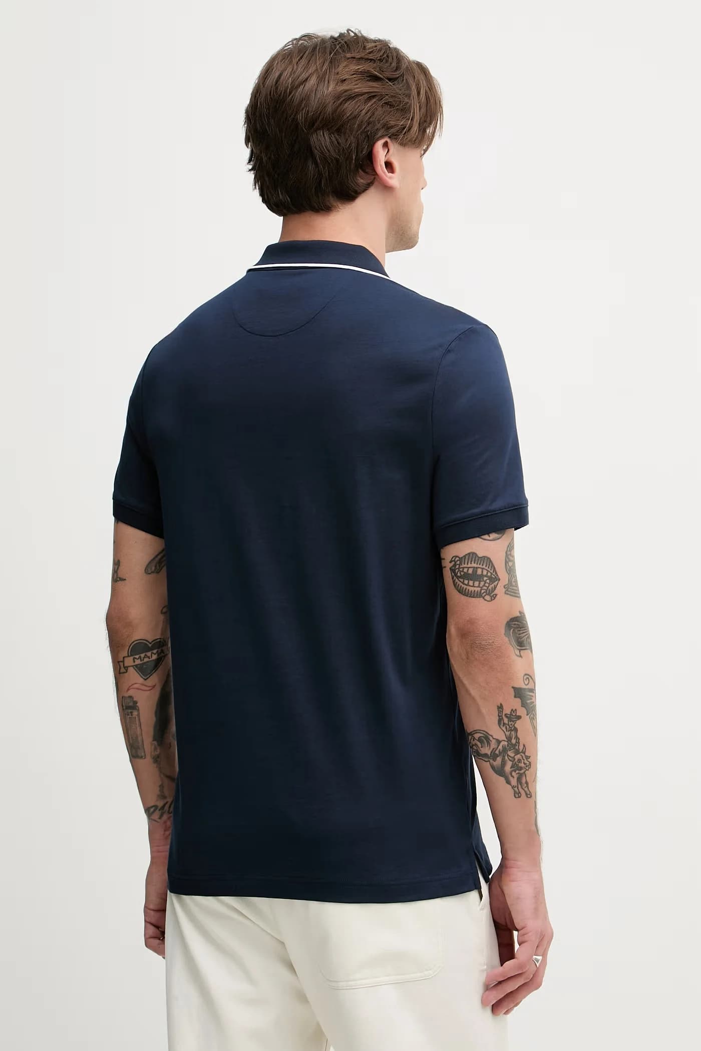 Мужское хлопковое поло - фото 3