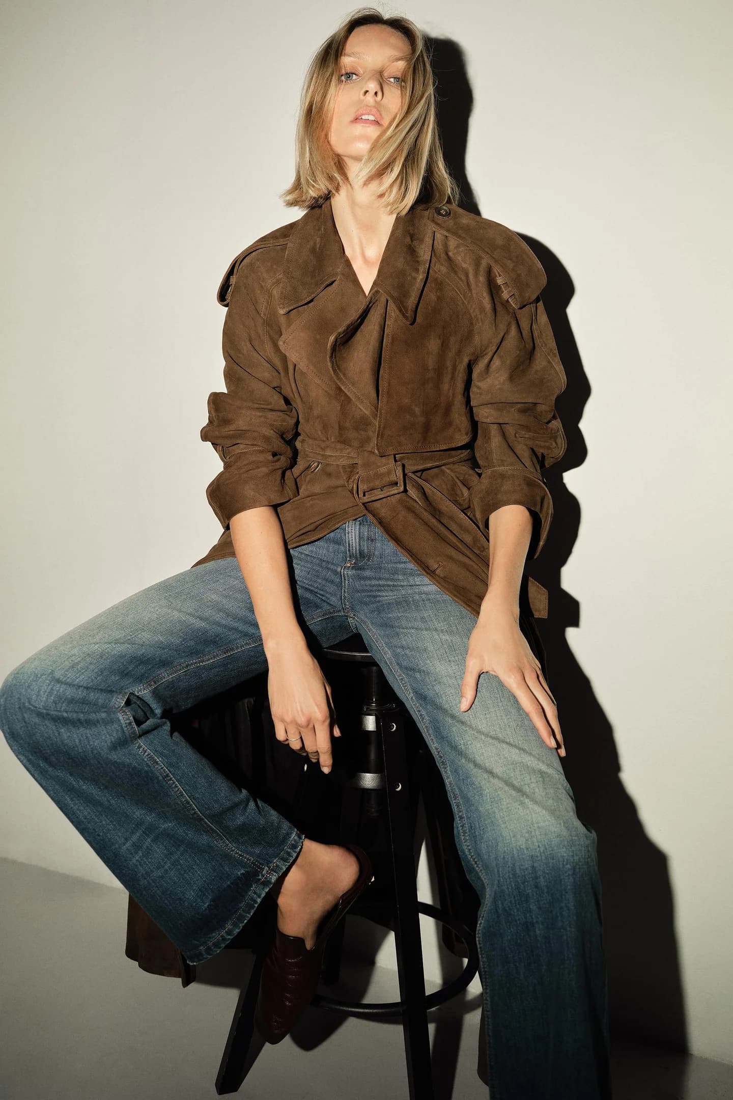 ПАЛЬТО ИЗ ЗАМШИ И КОЖИ 100% ZW COLLECTION, ОГРАНИЧЕННАЯ ВЕРСИЯ - фото 2