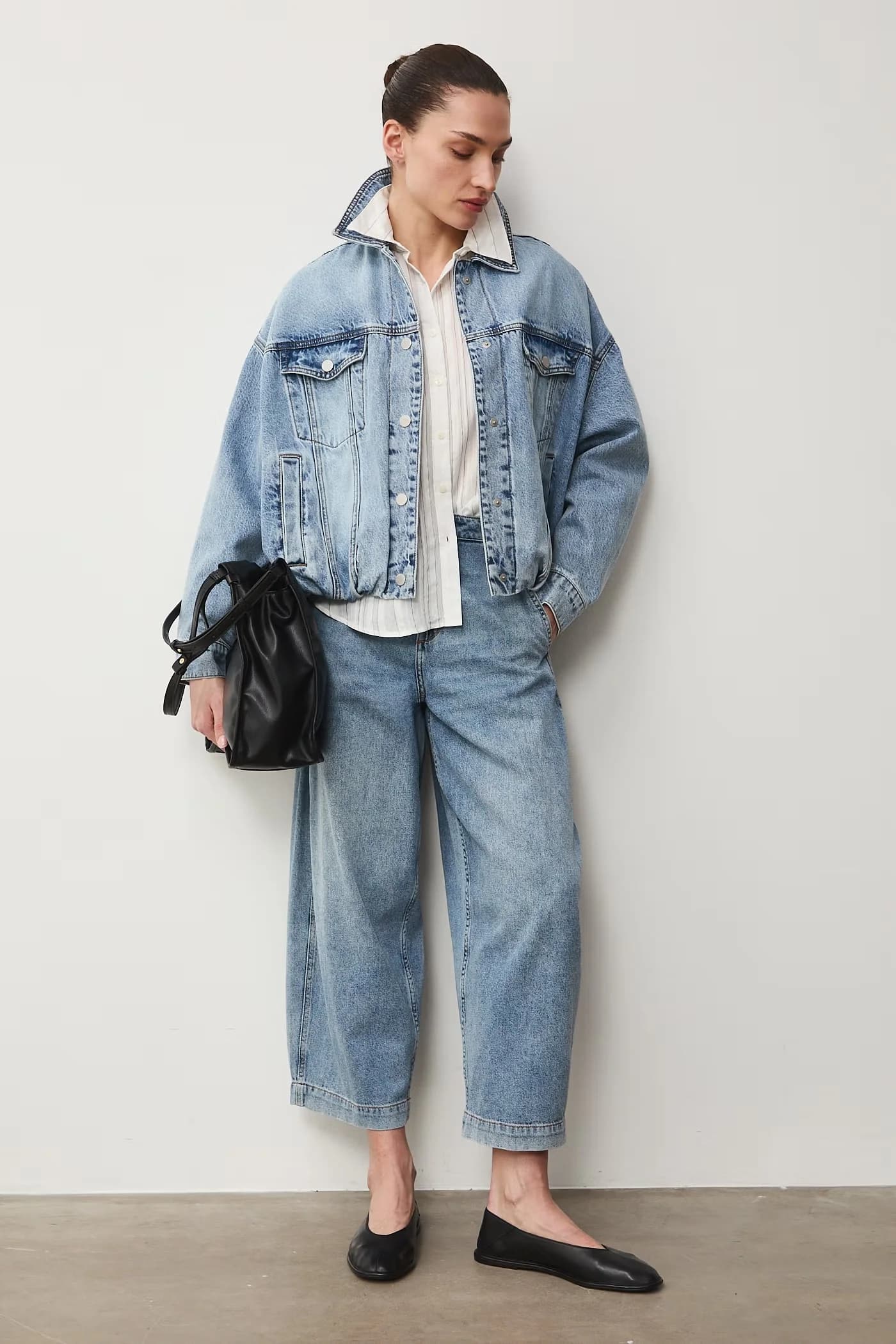 Женские джинсы с напуском