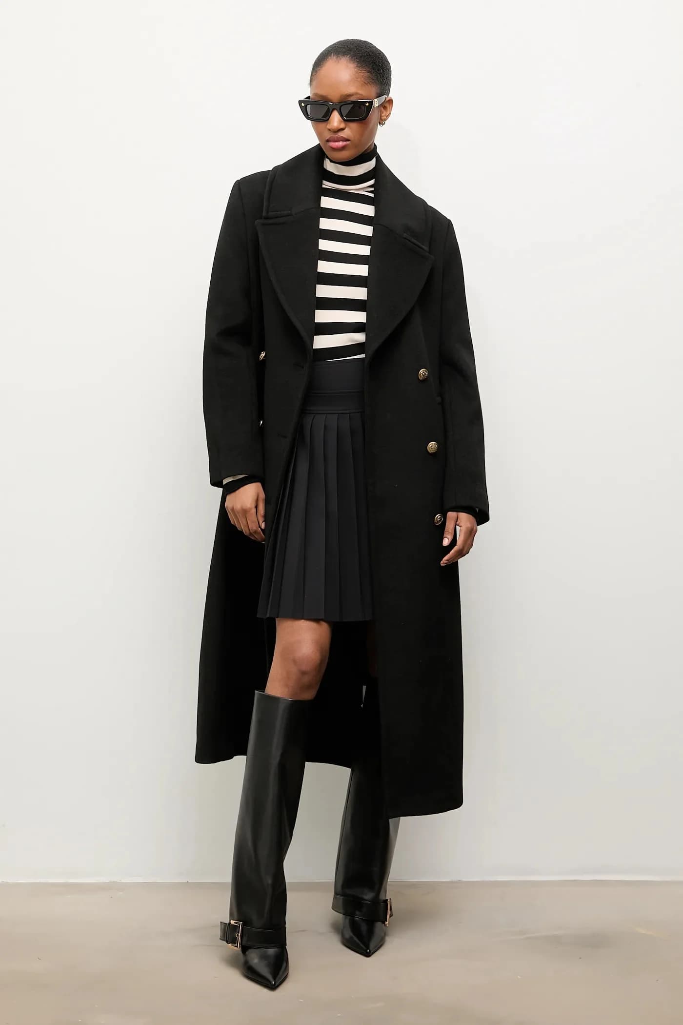 Шерстяное пальто