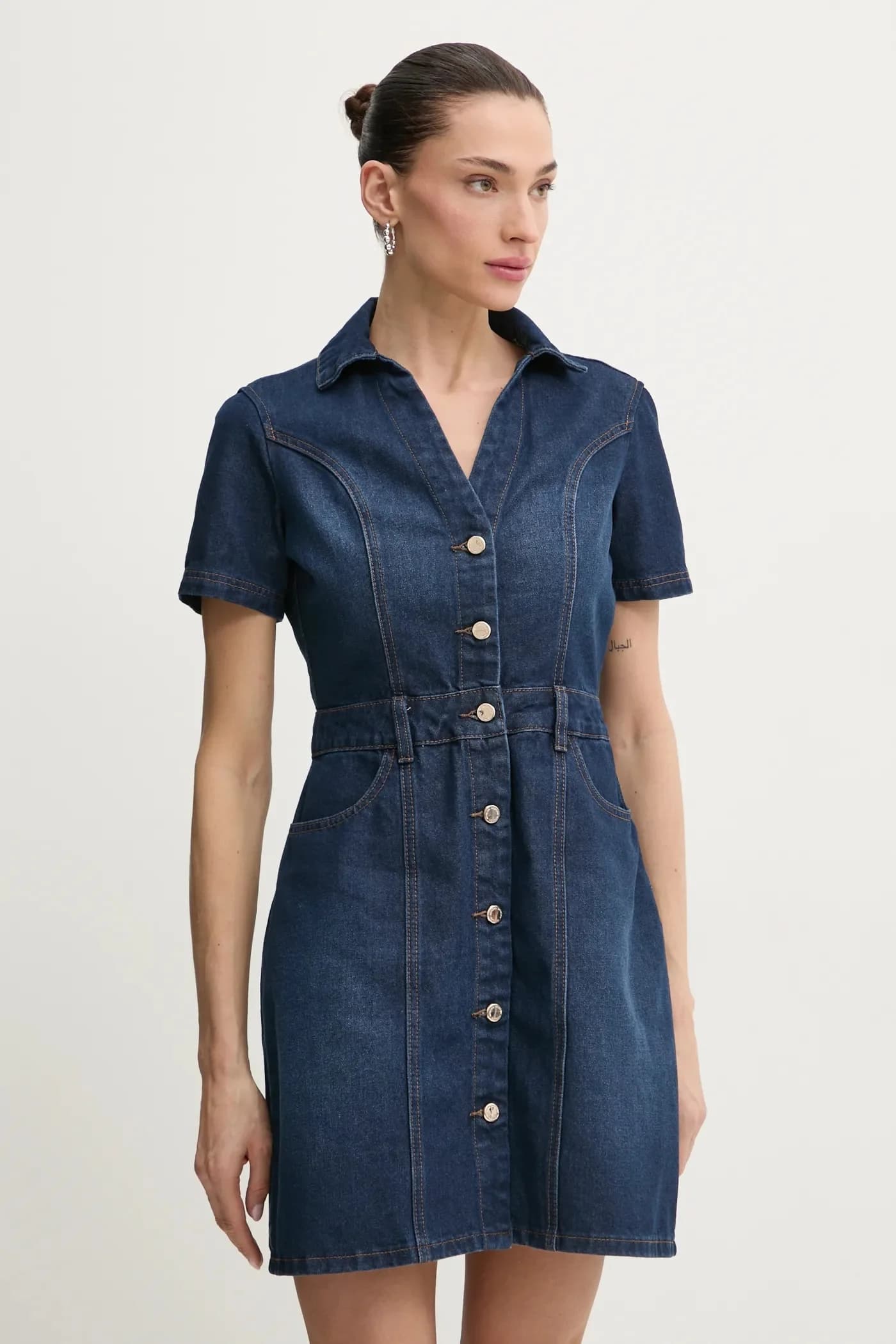 Джинсовое платье