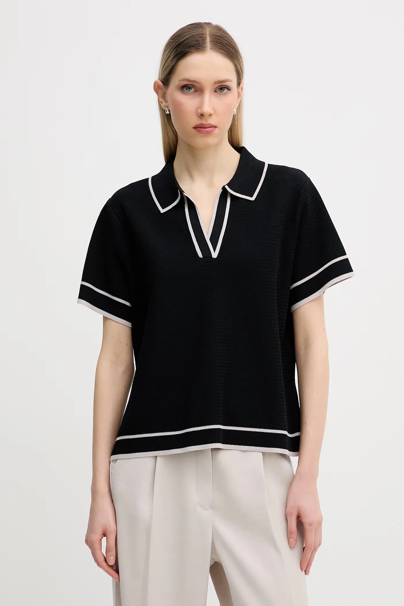 Женское поло с вискозой