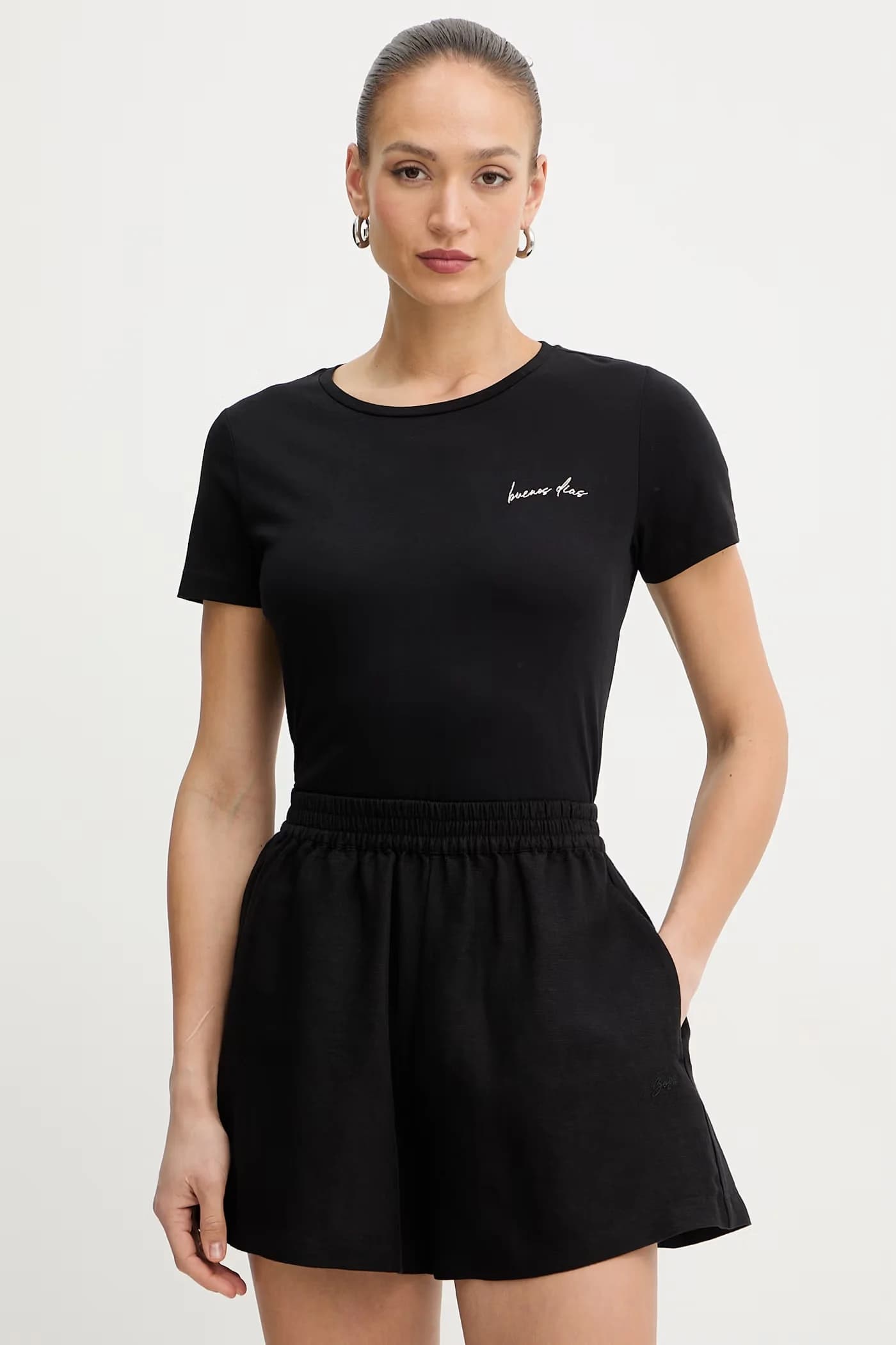 Женская хлопковая футболка C Elove 4