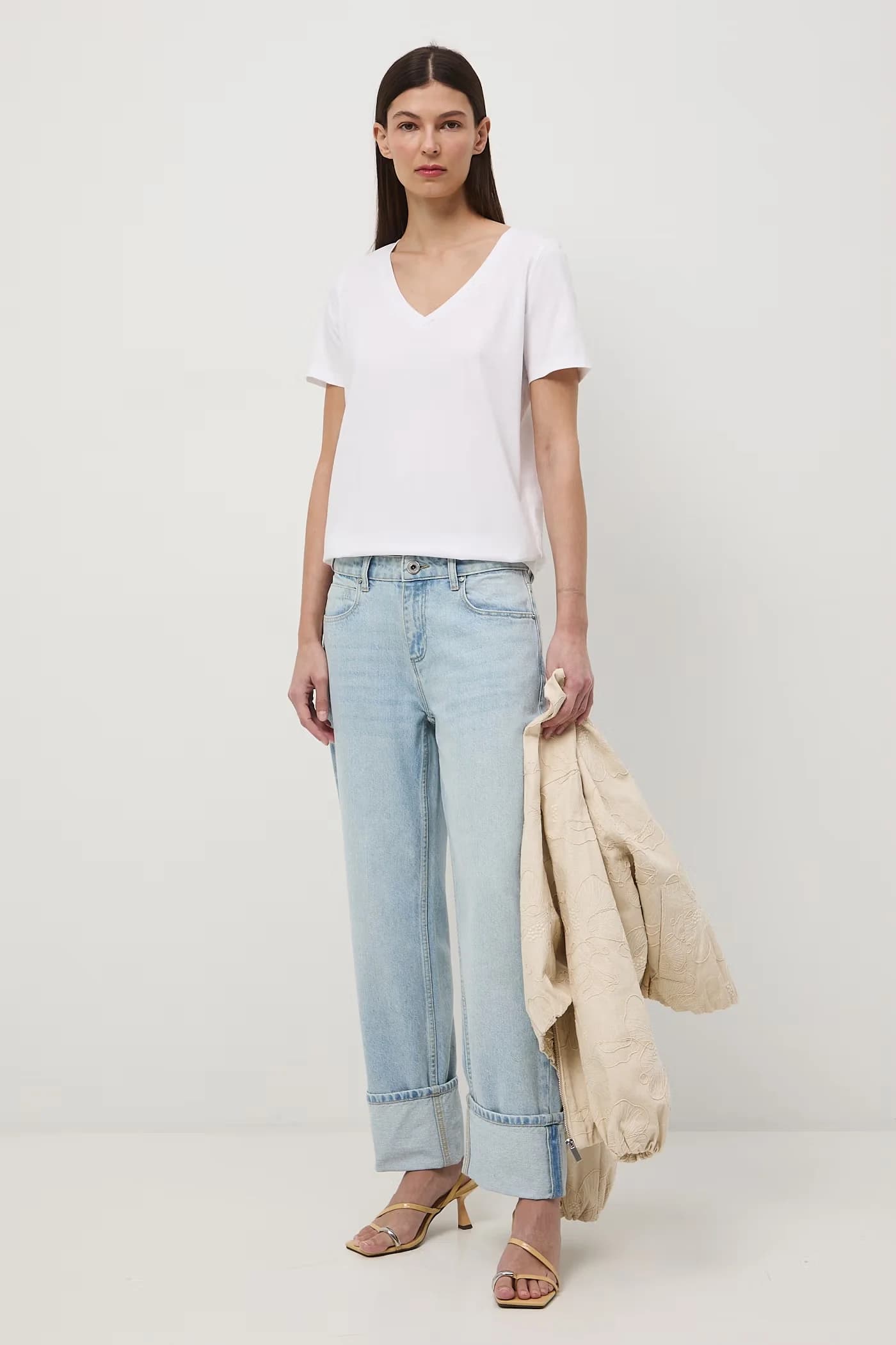 Женская хлопковая футболка