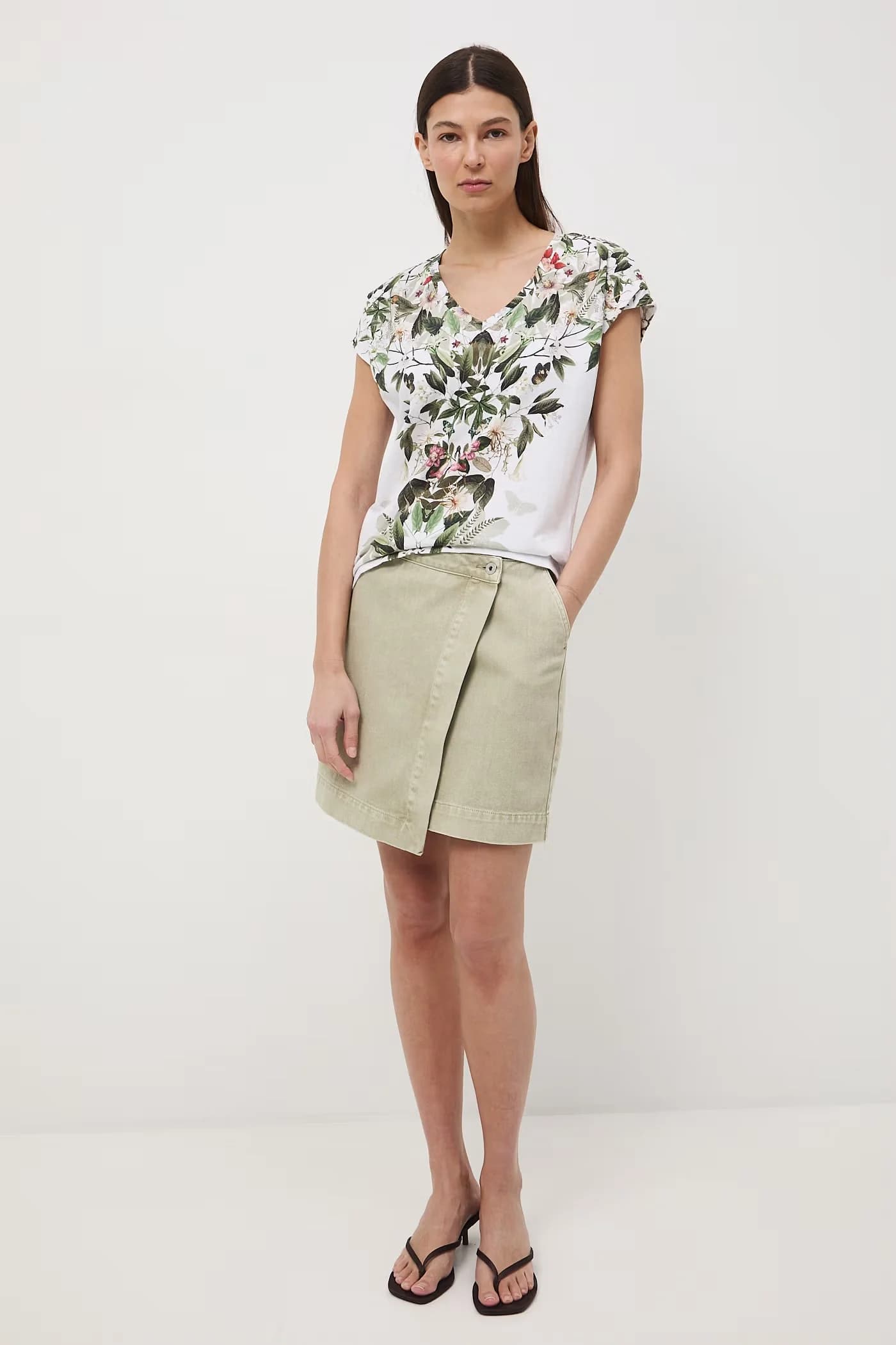 Женская хлопковая футболка - фото 2