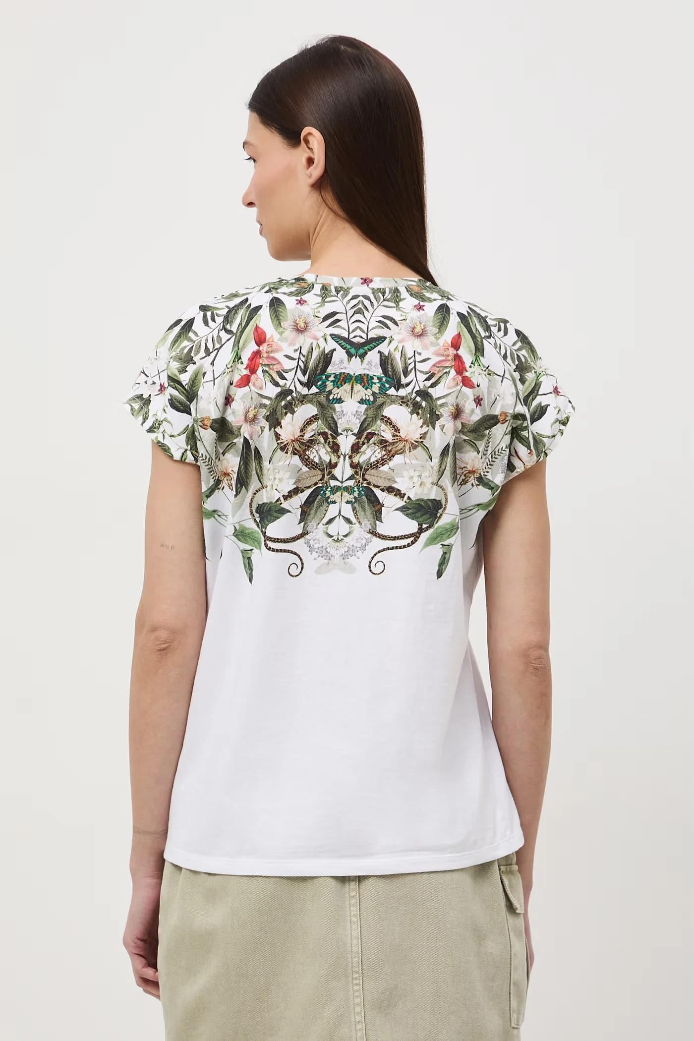 Женская хлопковая футболка - фото 3