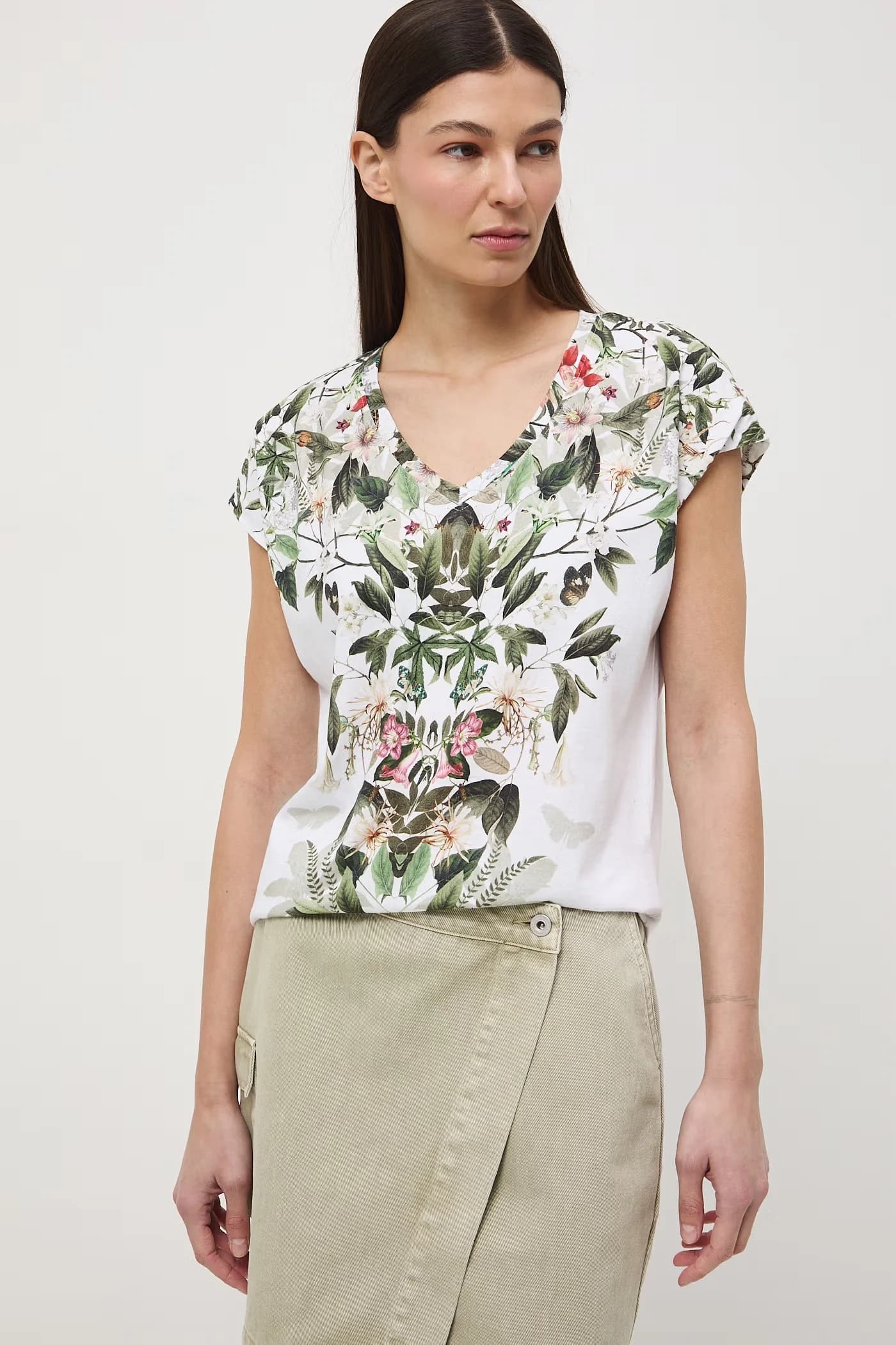 Женская хлопковая футболка - фото 4