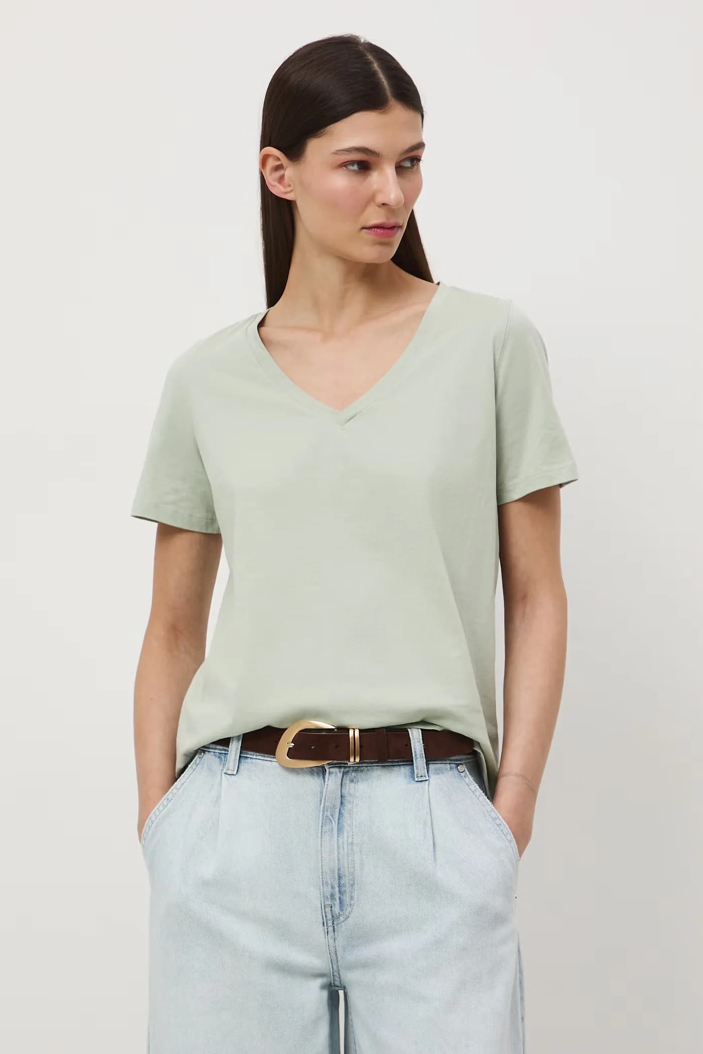 Женская хлопковая футболка