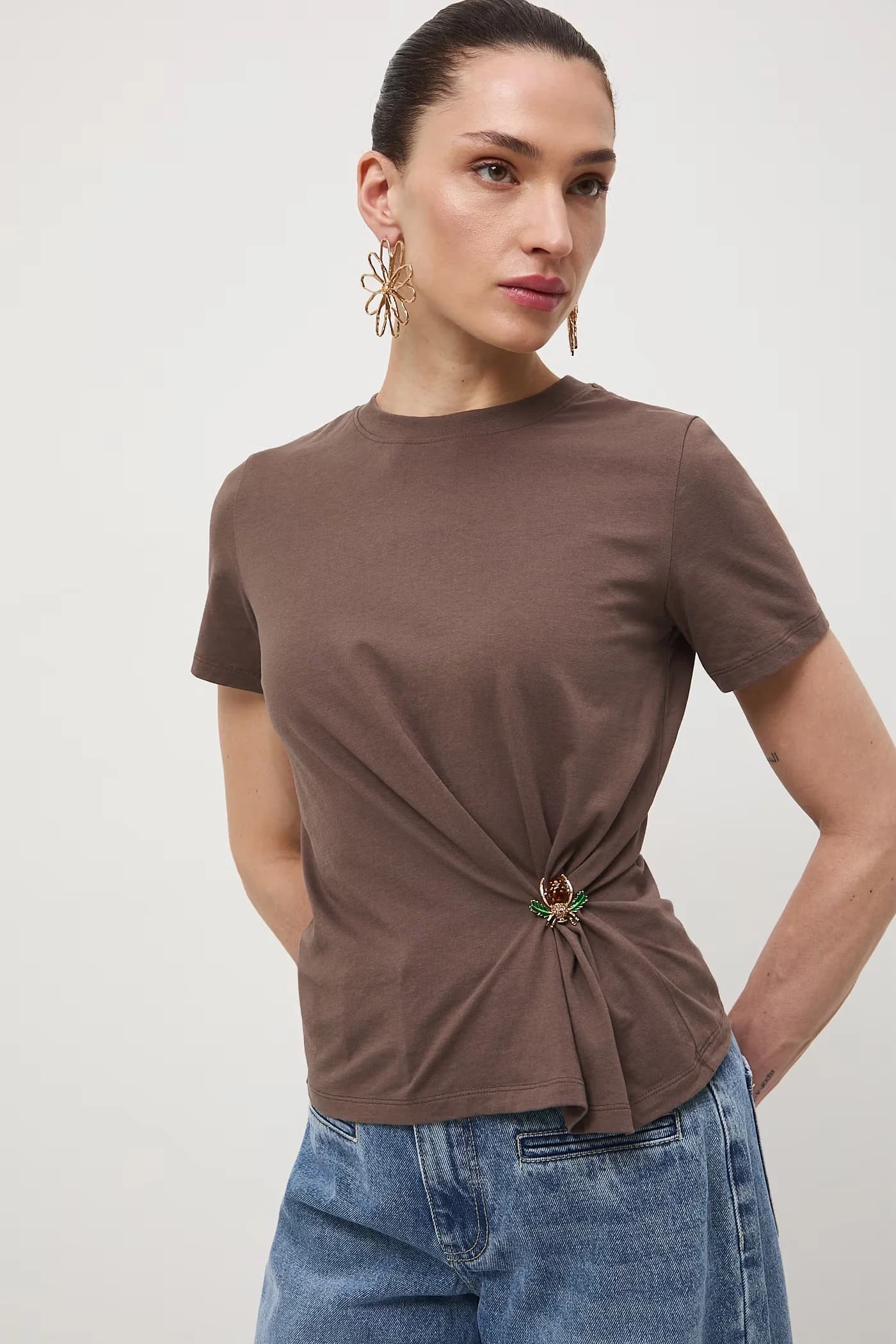 Женская хлопковая футболка