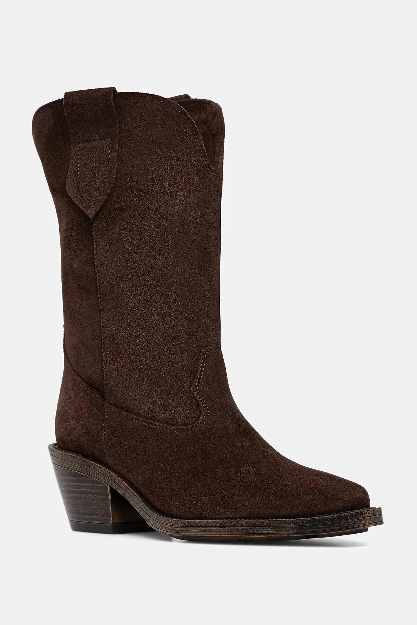 Замшевые ботильоны - фото 2