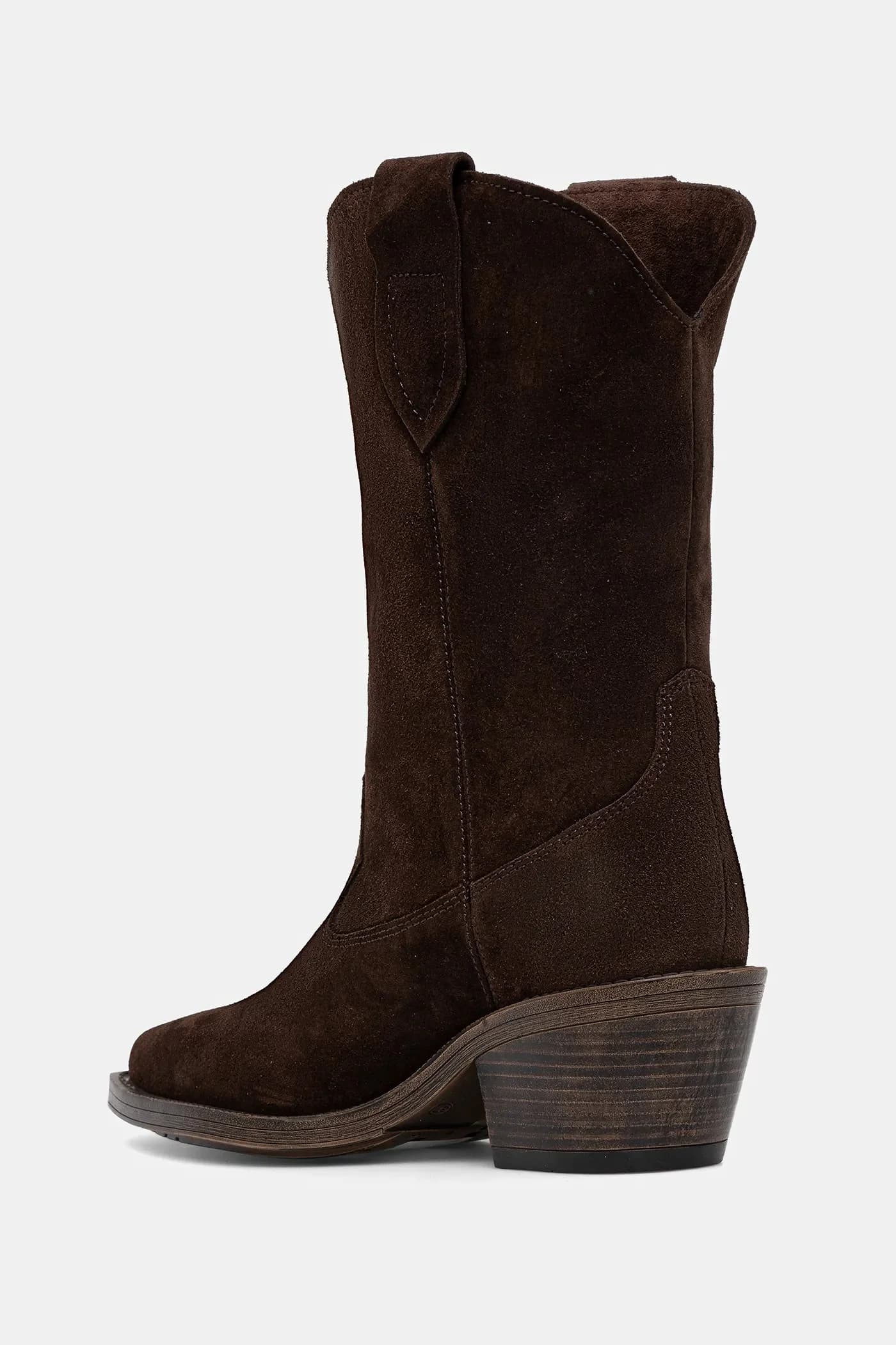 Замшевые ботильоны - фото 4