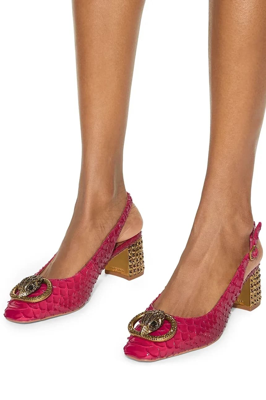 Кожаные туфли Chelsea с открытой пяткой - фото 6