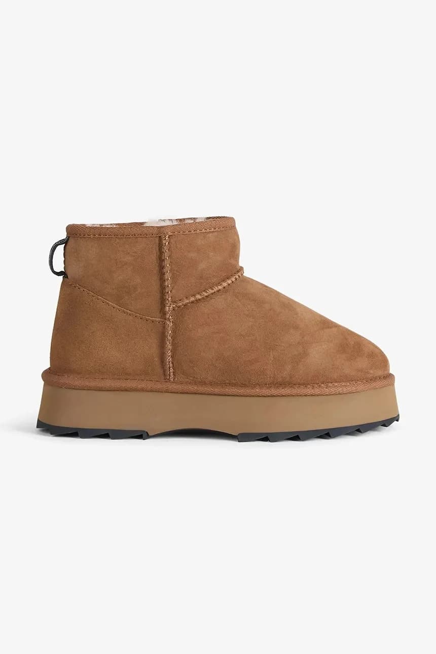 Замшевые зимние ботинки Sharky Micro Flatform