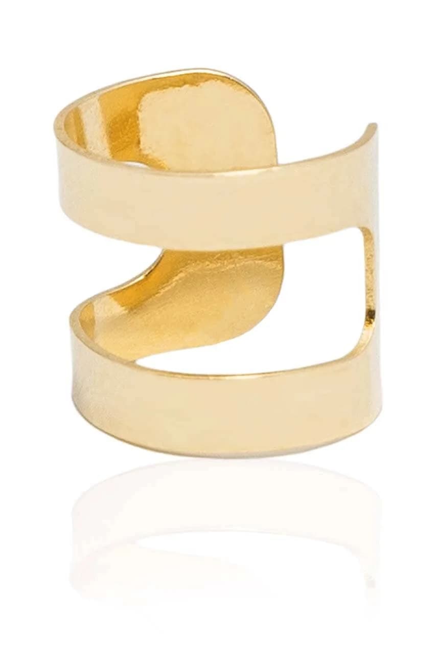 Золотой кафф для ушей ROCK IT