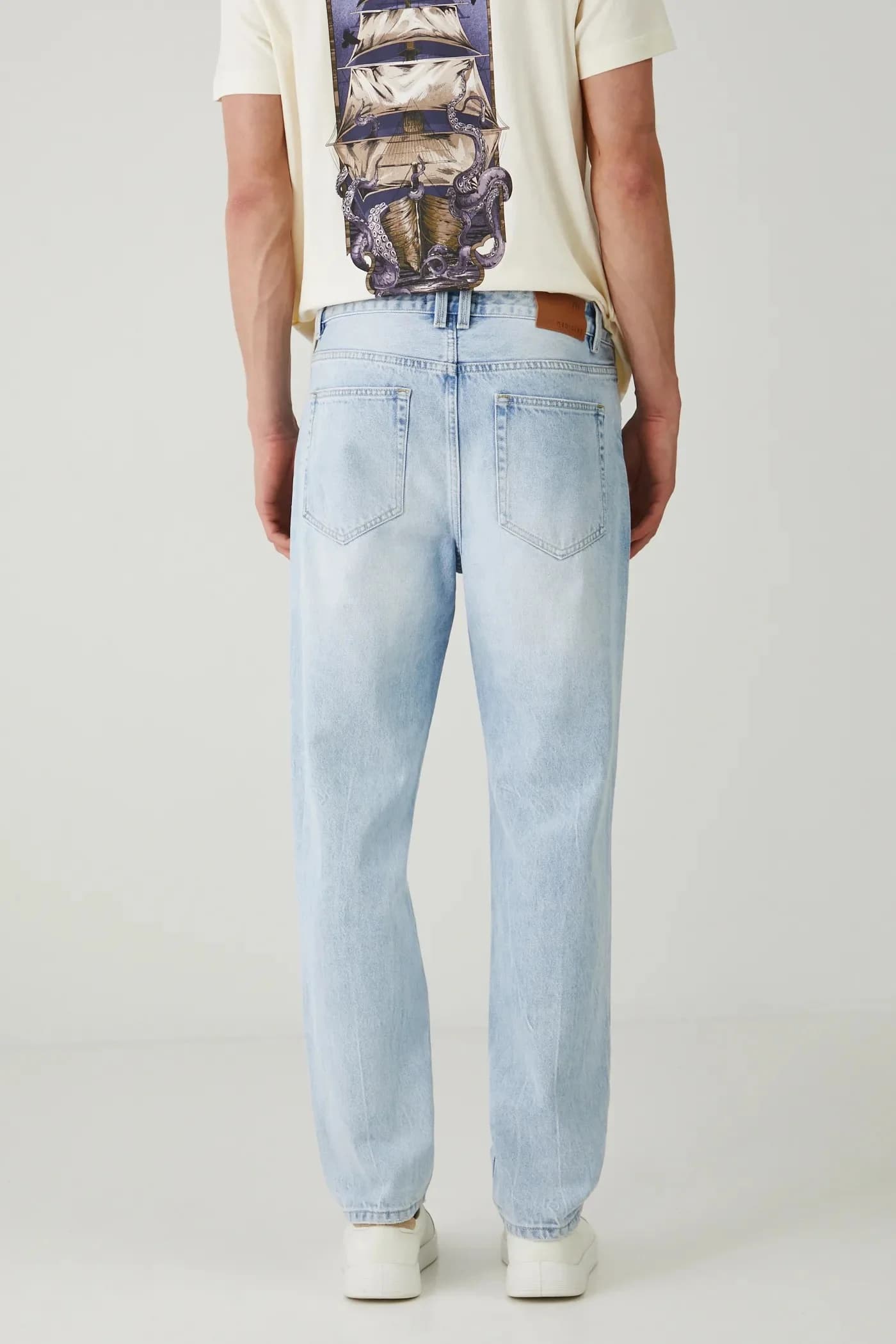 Хлопковые джинсы - фото 3