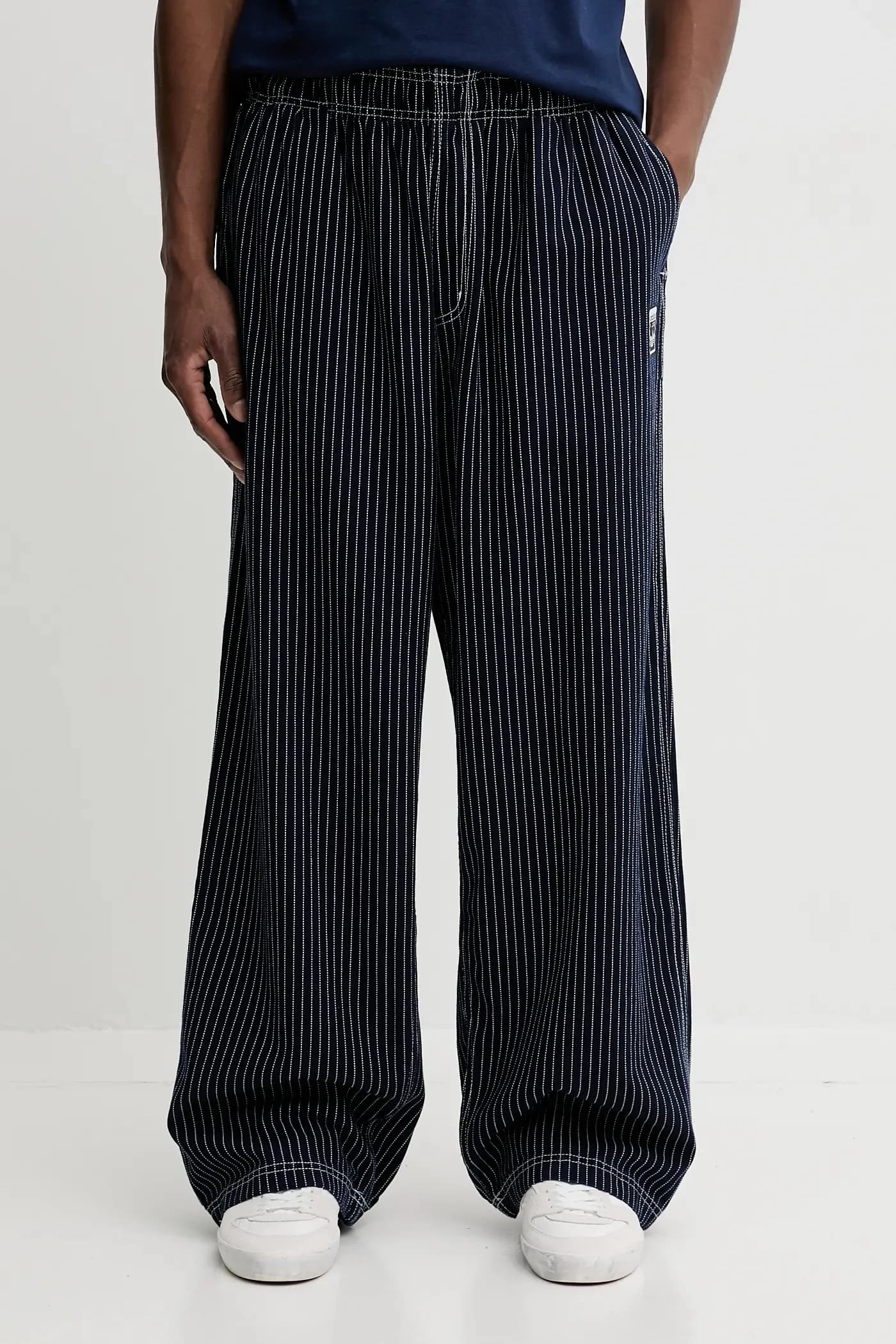 Хлопковые брюки с рисунком Lo Ch