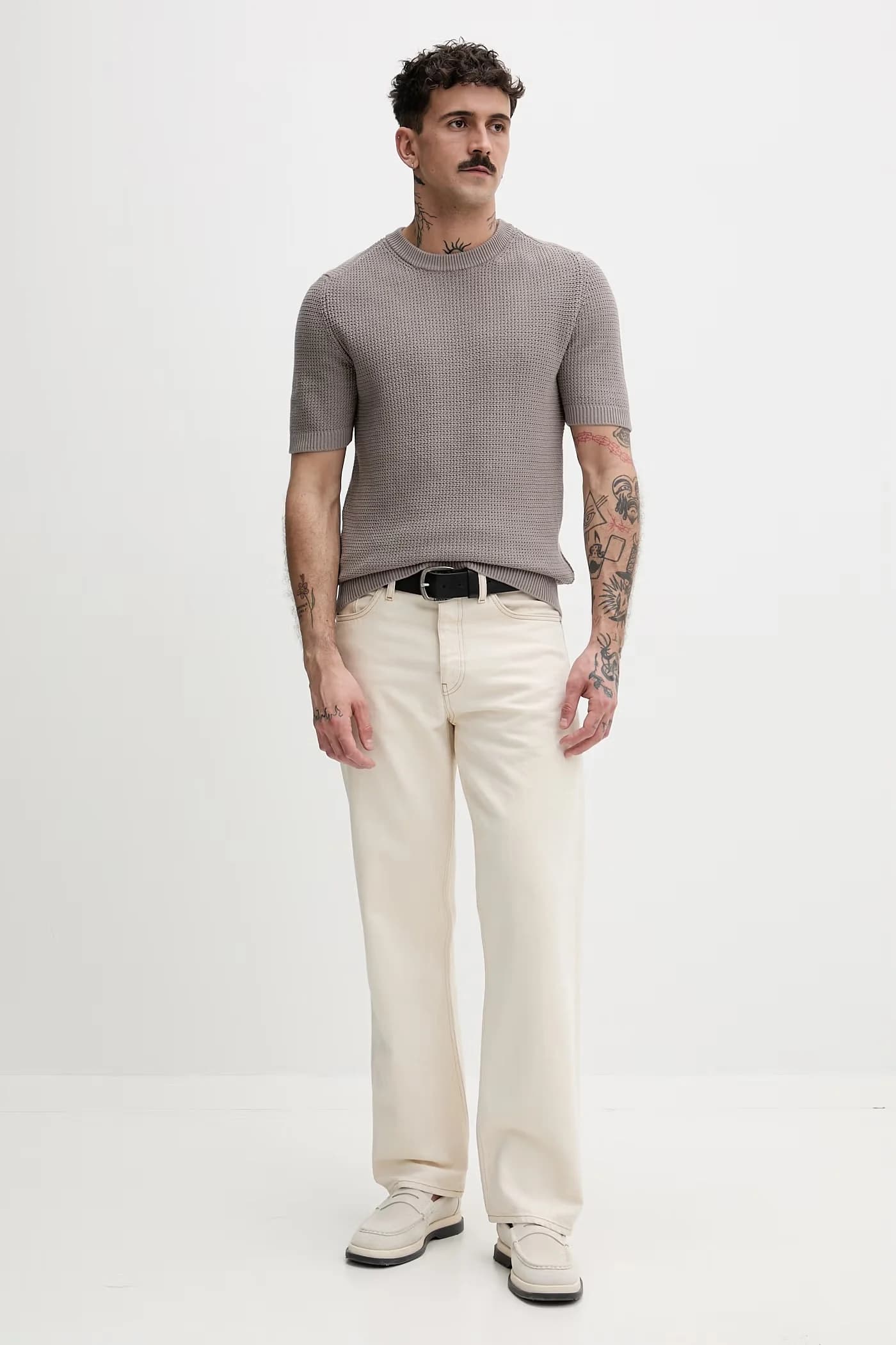 Мужской хлопковый свитер Шафон - фото 2