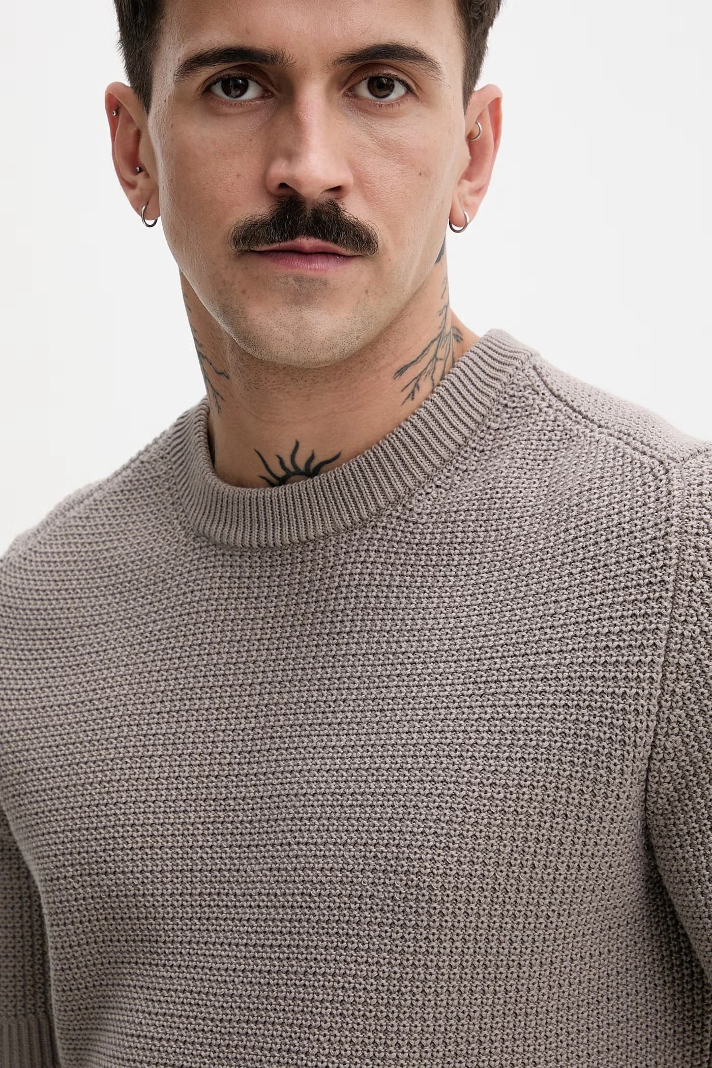 Мужской хлопковый свитер Шафон - фото 4