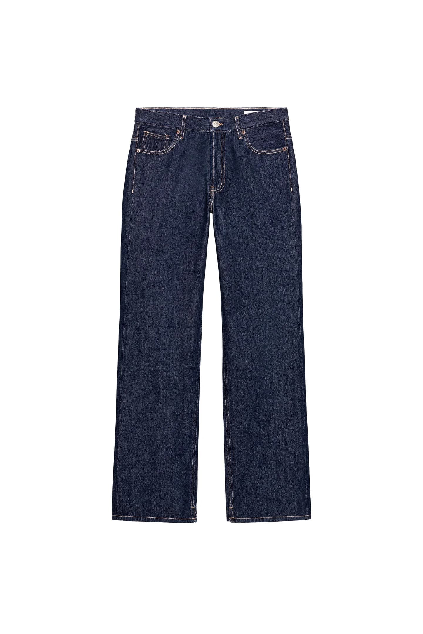 ДЖИНСЫ TRF ПРЯМОГО КРЕЙА И ЗАНИЖЕННОЙ ТАЛИИ