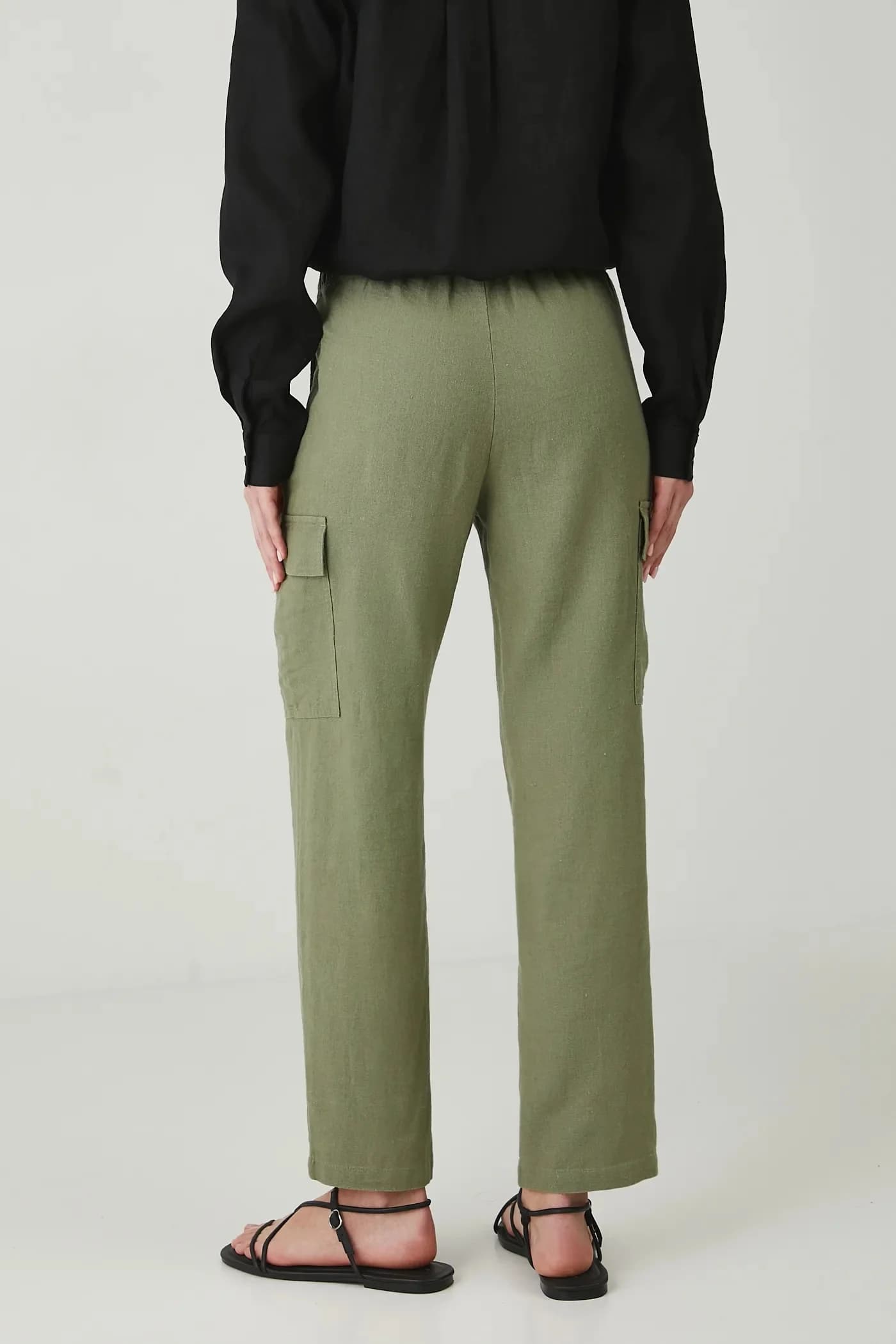 Льняные брюки - фото 2