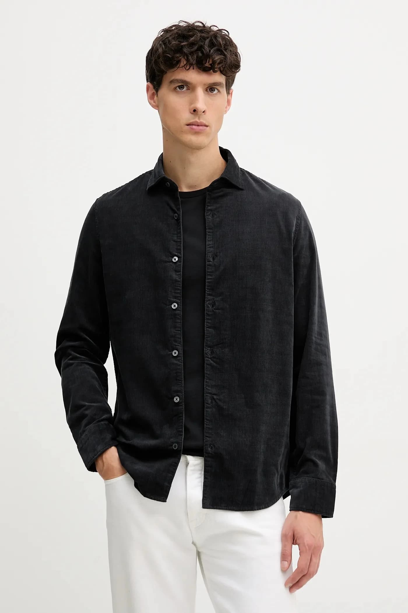 Вельветовая рубашка