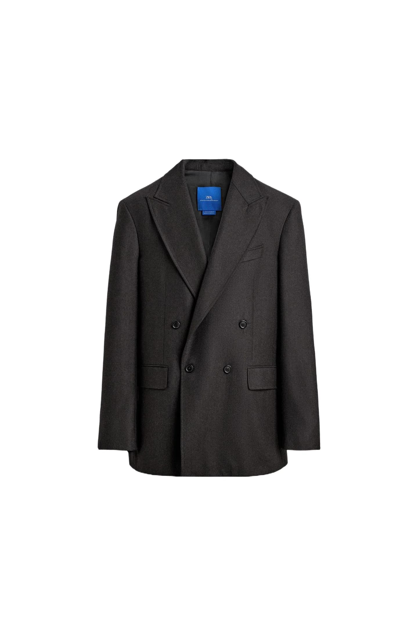 ДВУБОРТНЫЙ ПИДЖАК ОТ AARON LEVINE ШЕРСТЯНОЙ КОСТЮМ X Zara - фото 3