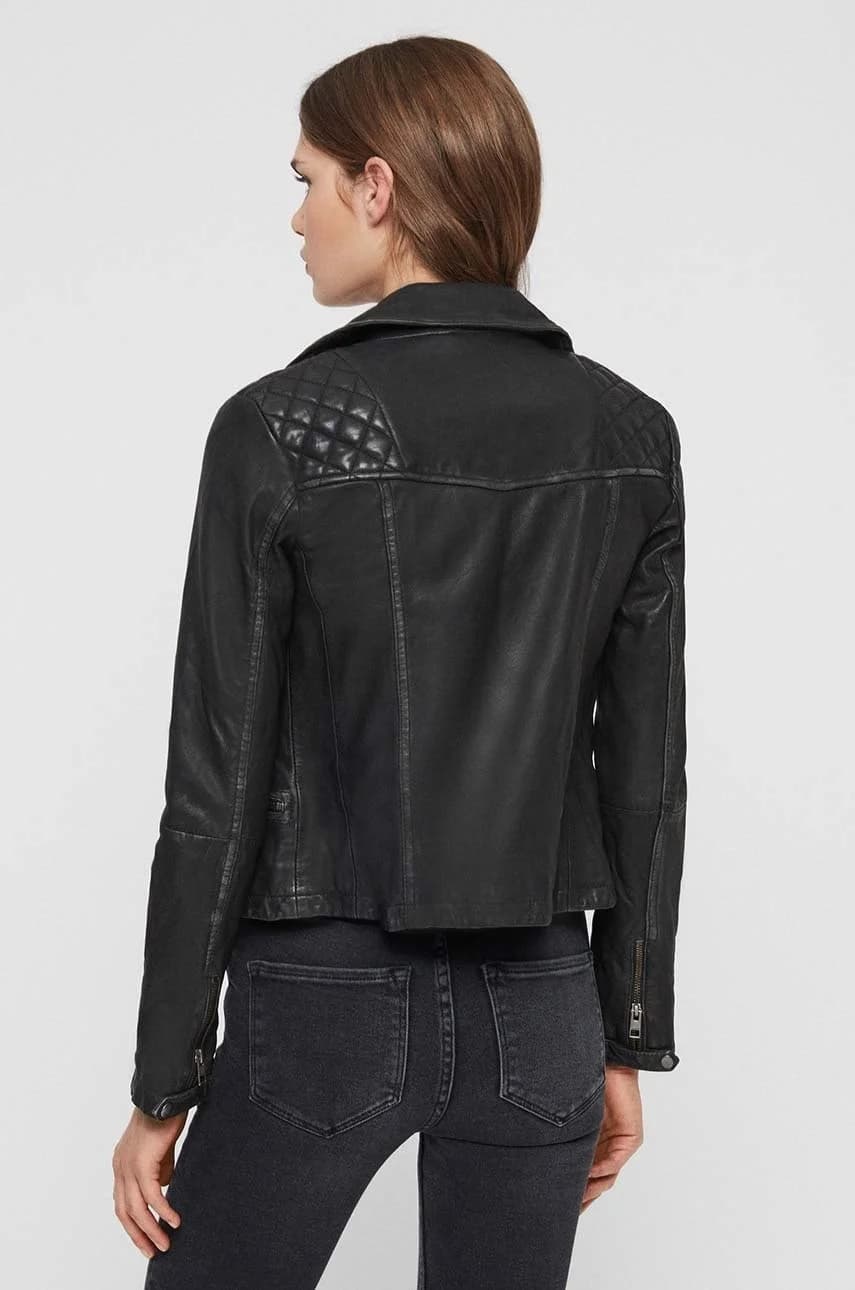 Кожаная косуха CARGO BIKER - фото 3