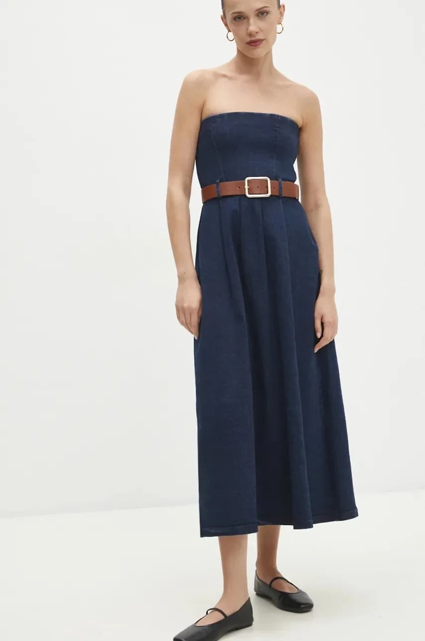 Джинсовое платье