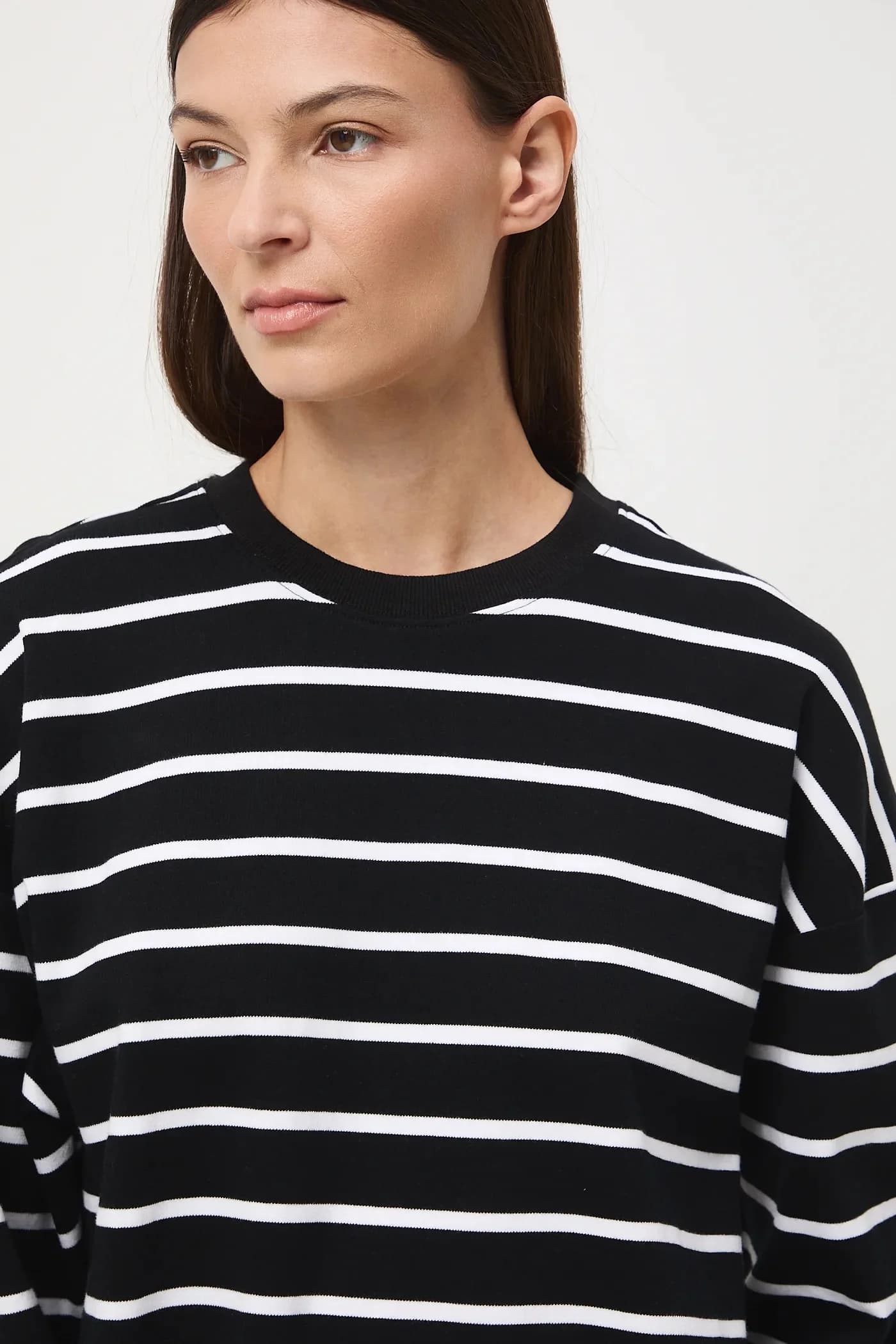 Хлопковая рубашка с длинным рукавом - фото 5