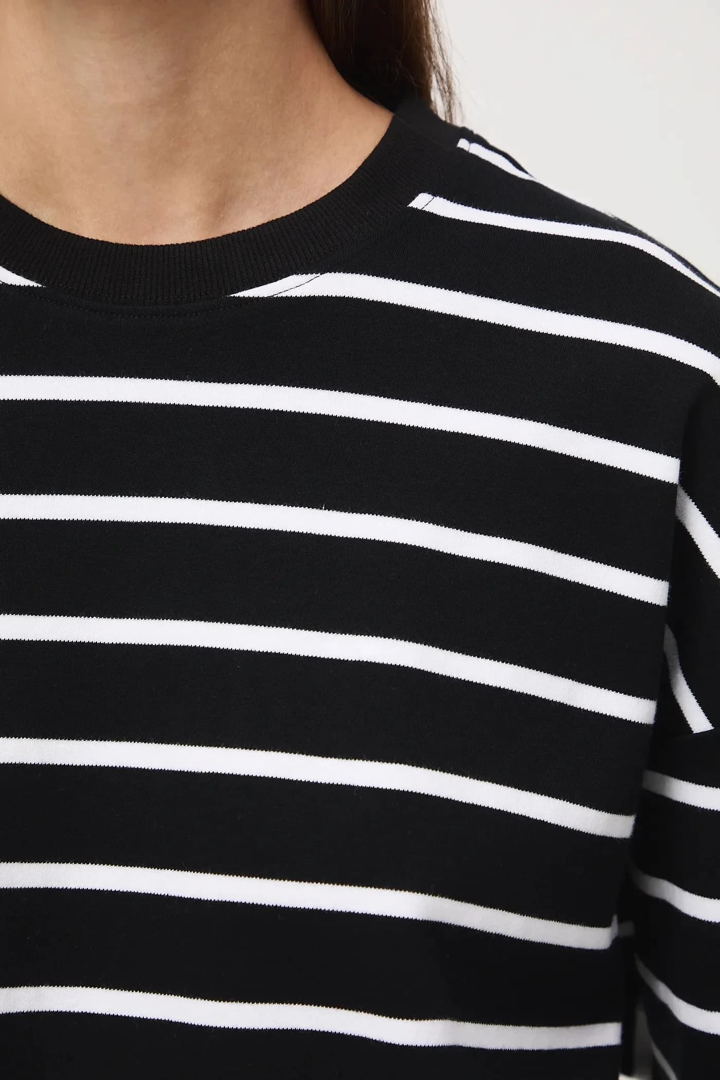 Хлопковая рубашка с длинным рукавом - фото 6