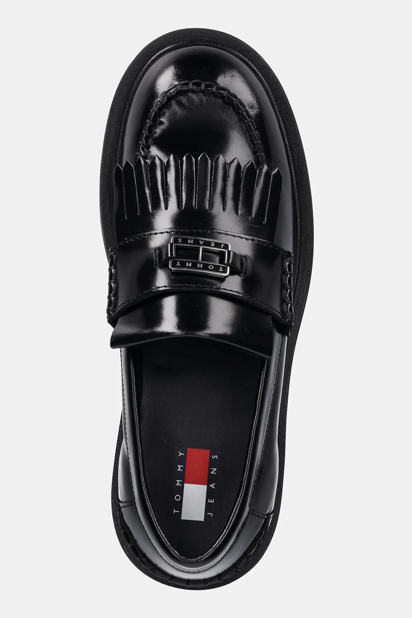 Кожаные мокасины TJW FRINGES LOAFER - фото 4