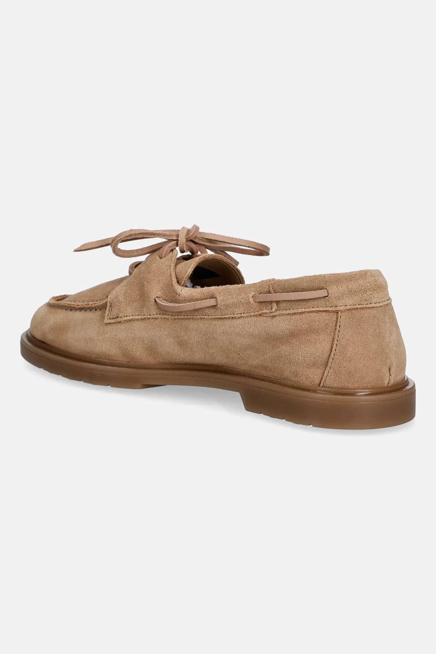 LIGHT SUEDE BOAT SHOE женские замшевые мокасины - фото 3