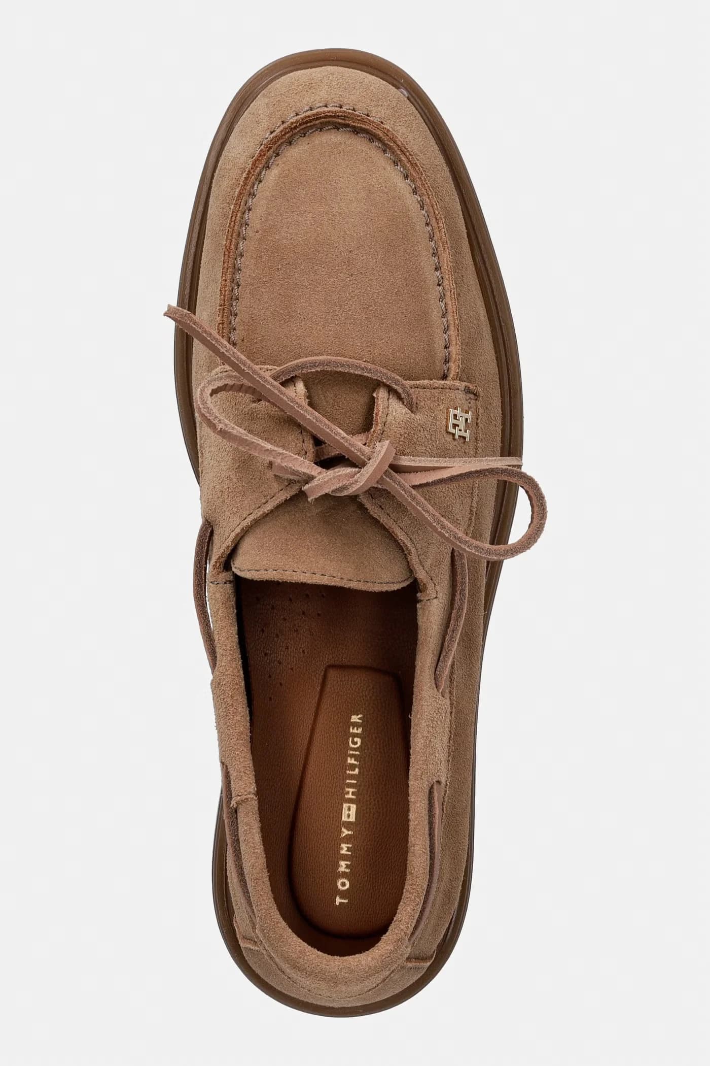 LIGHT SUEDE BOAT SHOE женские замшевые мокасины - фото 4