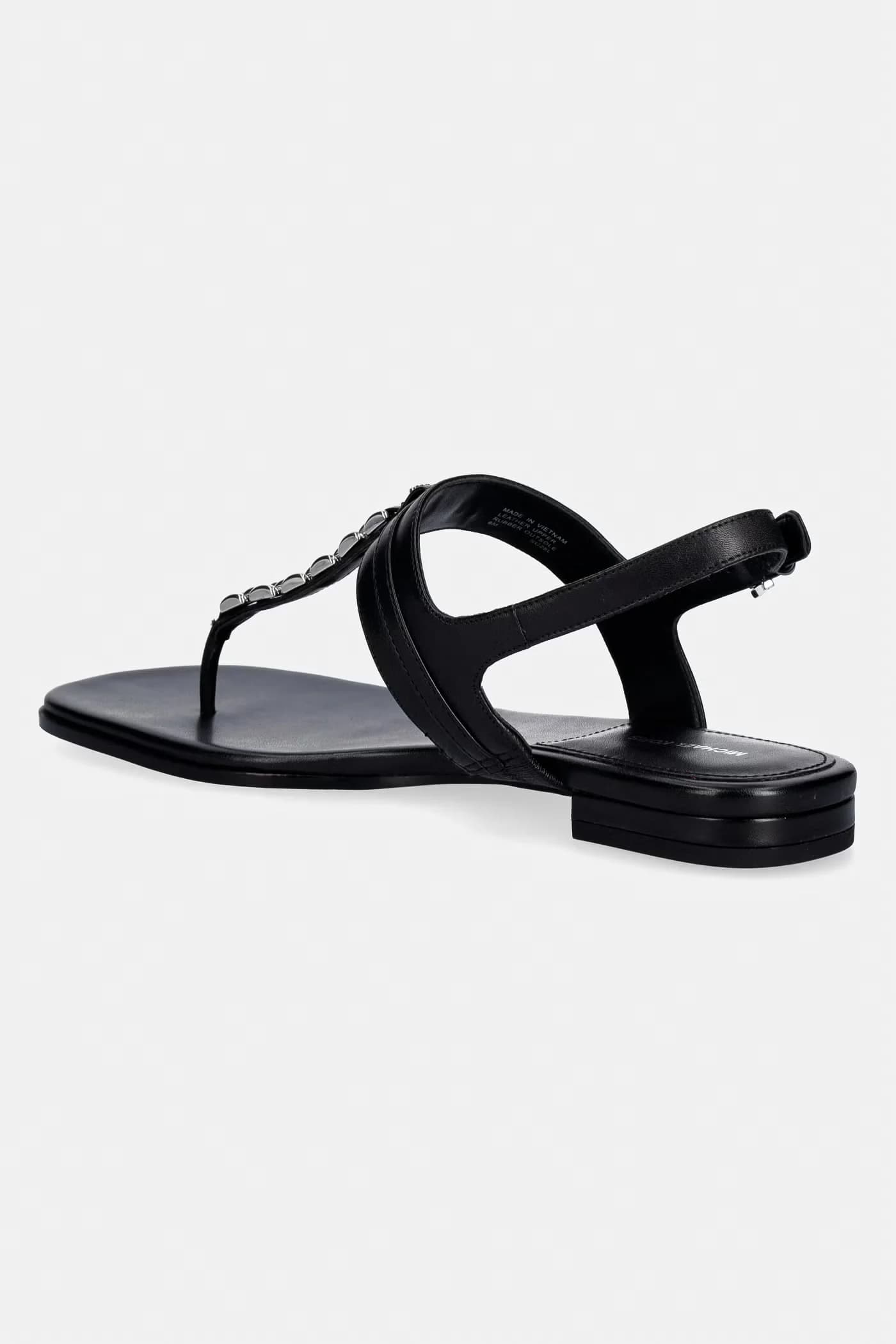 Женские кожаные сандалии на плоской подошве Marcia Thong Sandal - фото 3