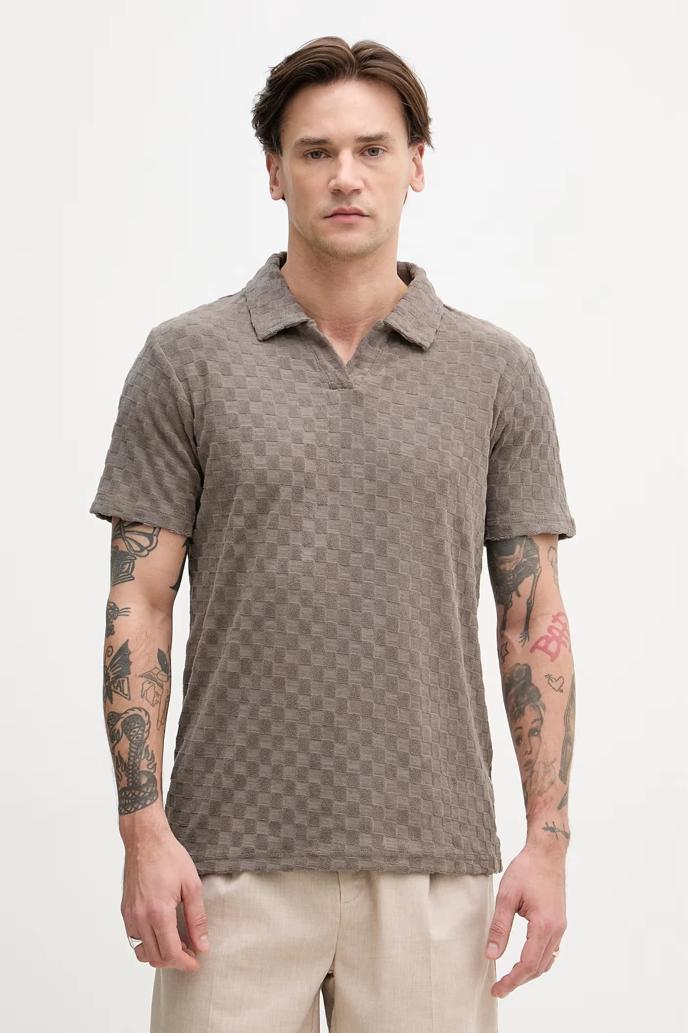 Мужское поло с хлопком