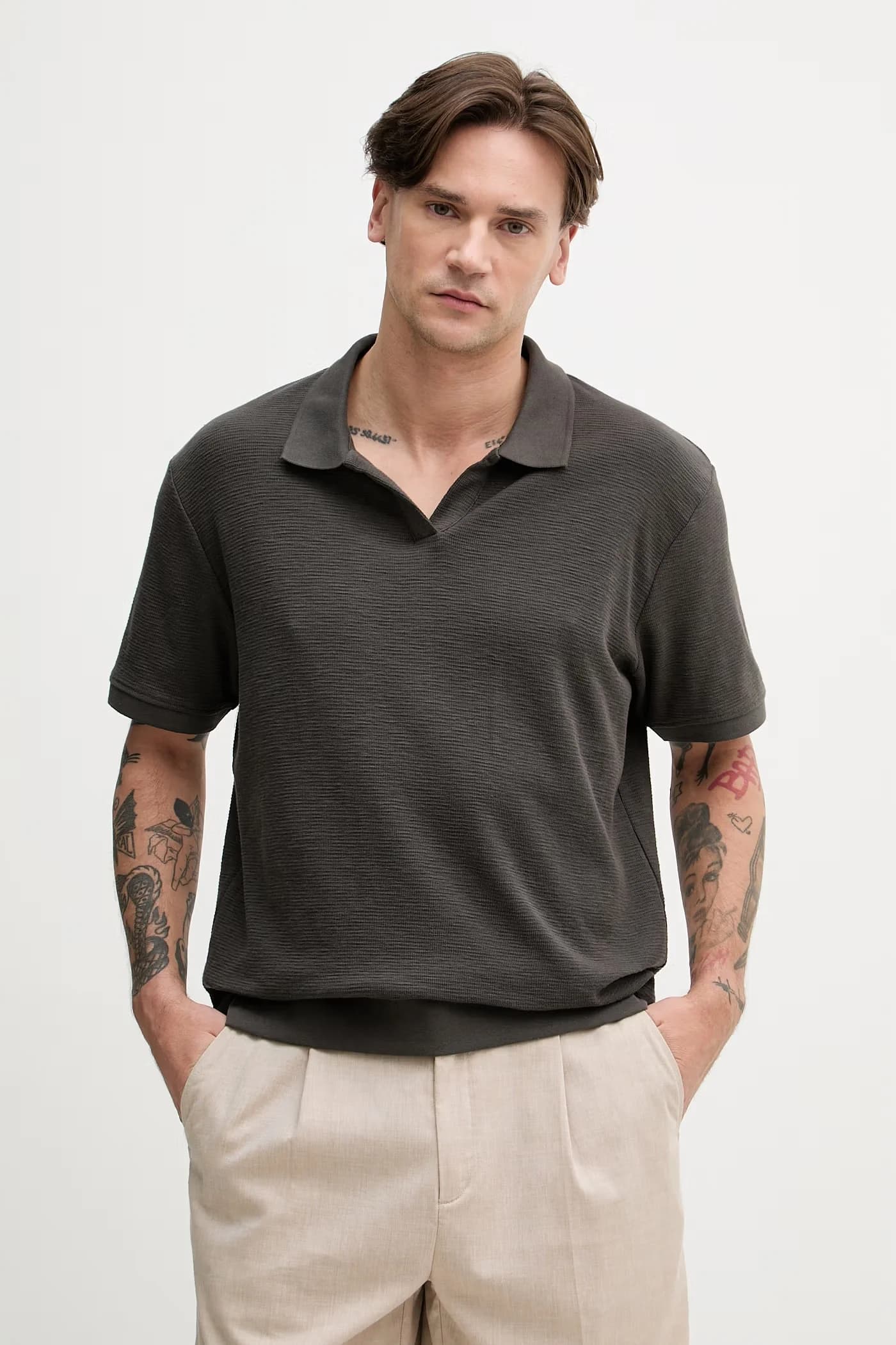 Мужское хлопковое поло