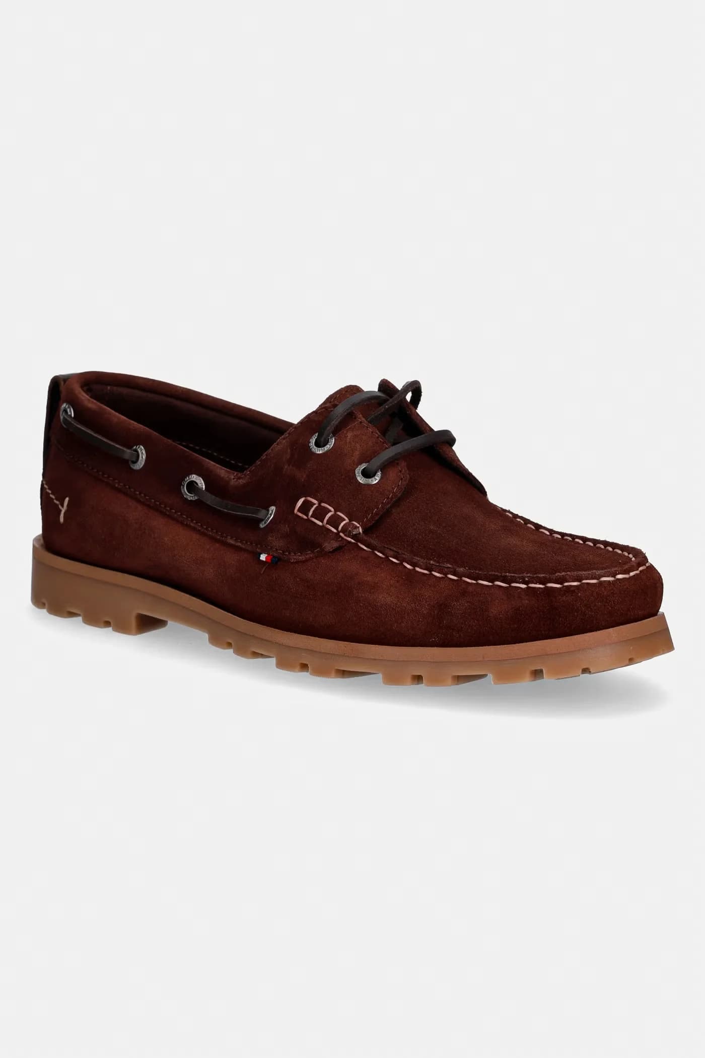 HILIFGER LIGHT SDE BOAT SHOE мужские замшевые мокасины