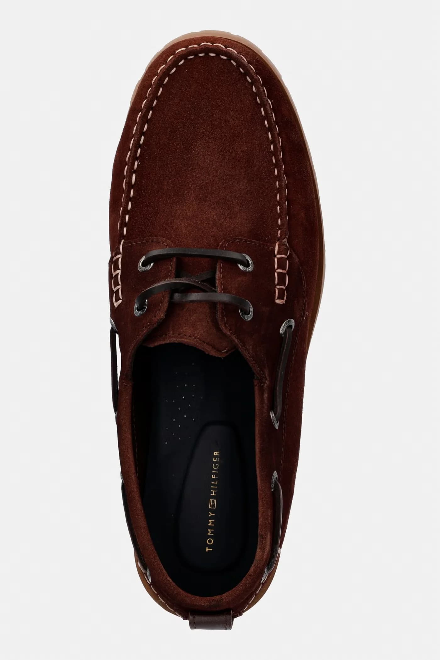HILIFGER LIGHT SDE BOAT SHOE мужские замшевые мокасины - фото 4