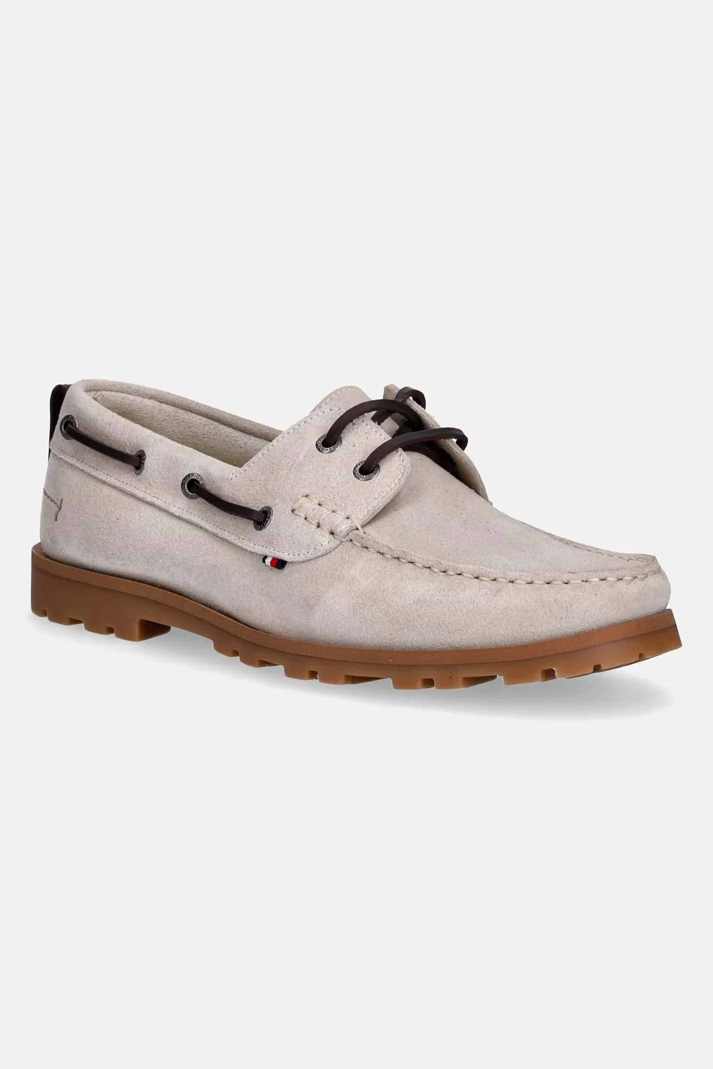 HILIFGER LIGHT SDE BOAT SHOE мужские замшевые мокасины