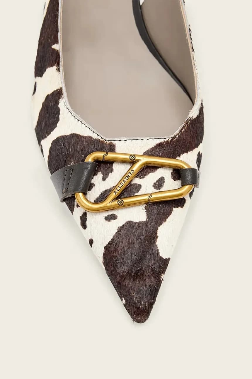 Hera Slingback Shoe кожаные туфли на высоком каблуке - фото 5