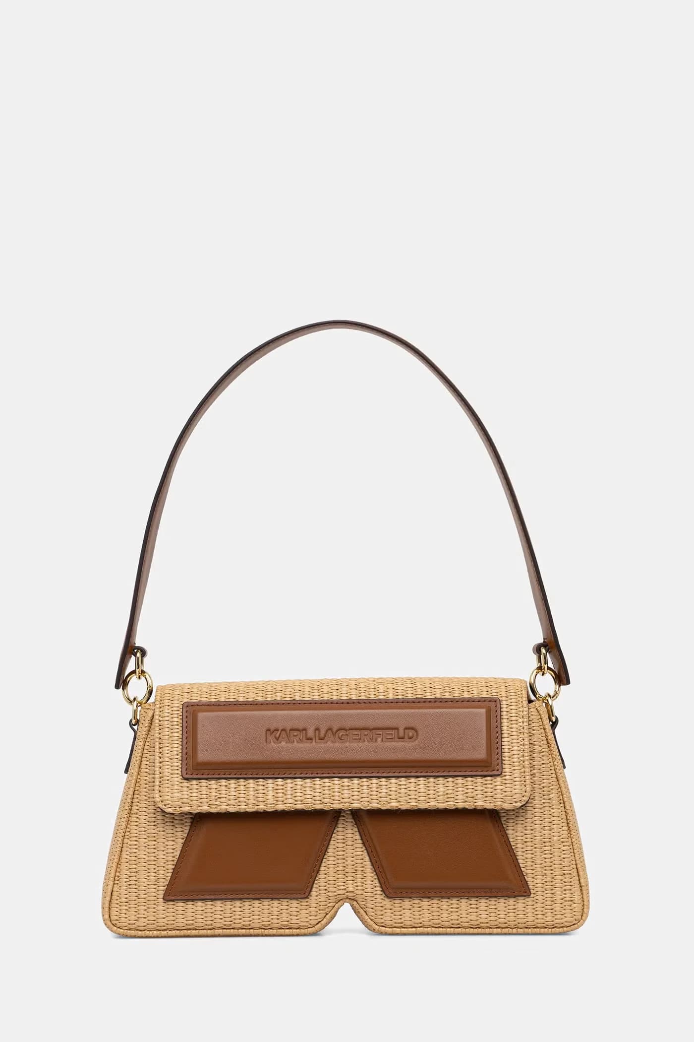 Женская кожаная сумка-багет IKON/K